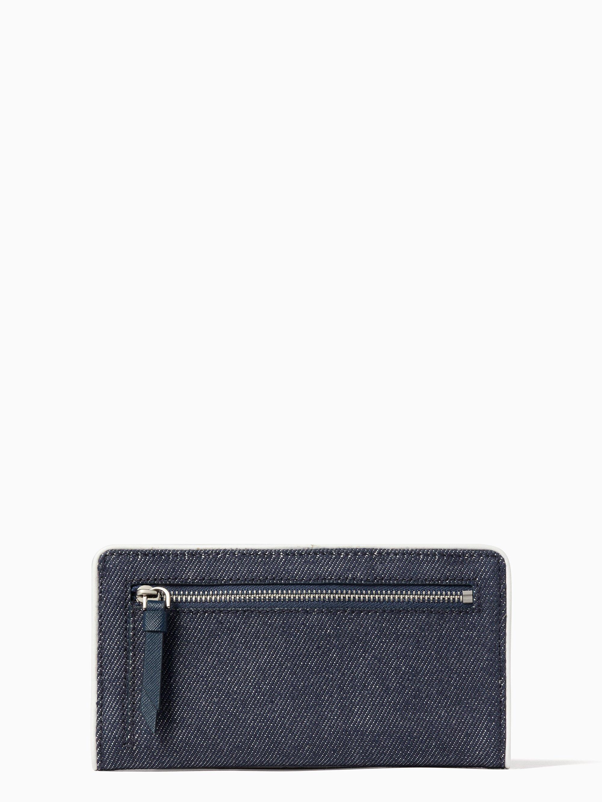 kate spade denim wallet