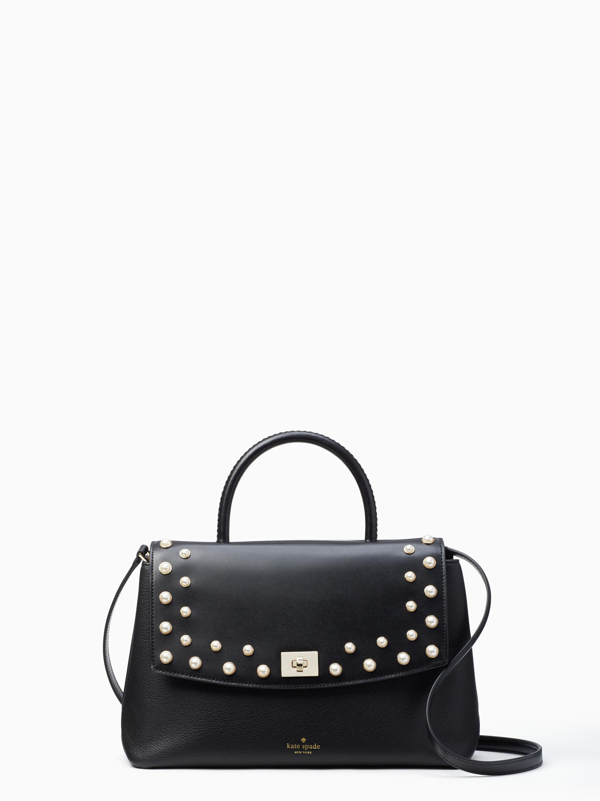 Kate Spade Black Bag With Pearls Top Sellers, SAVE 32% 