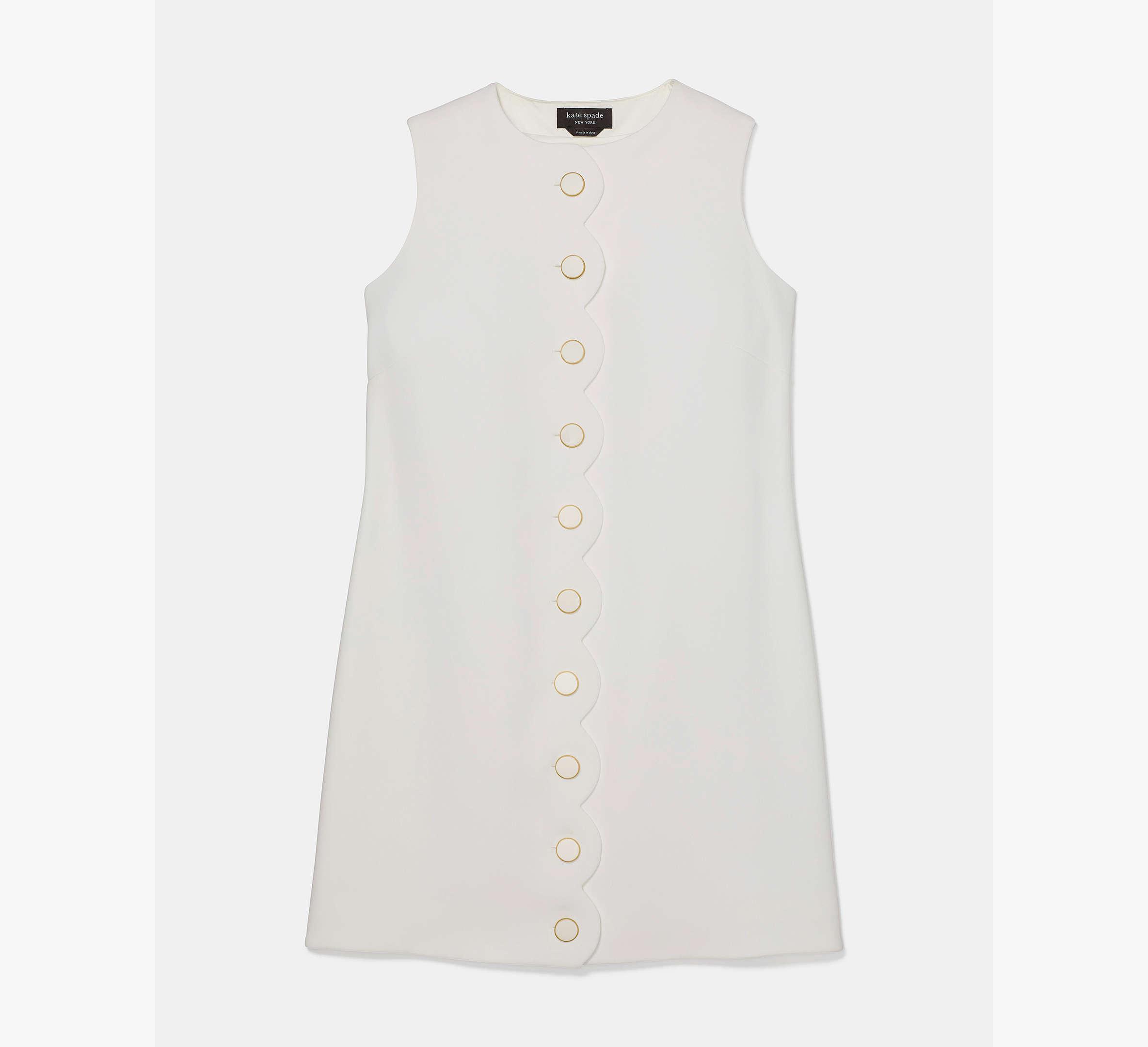 Kate Spade Scallop Shift Dress in White | Lyst Kate Spade Scallop Shift Dress in White | Lyst