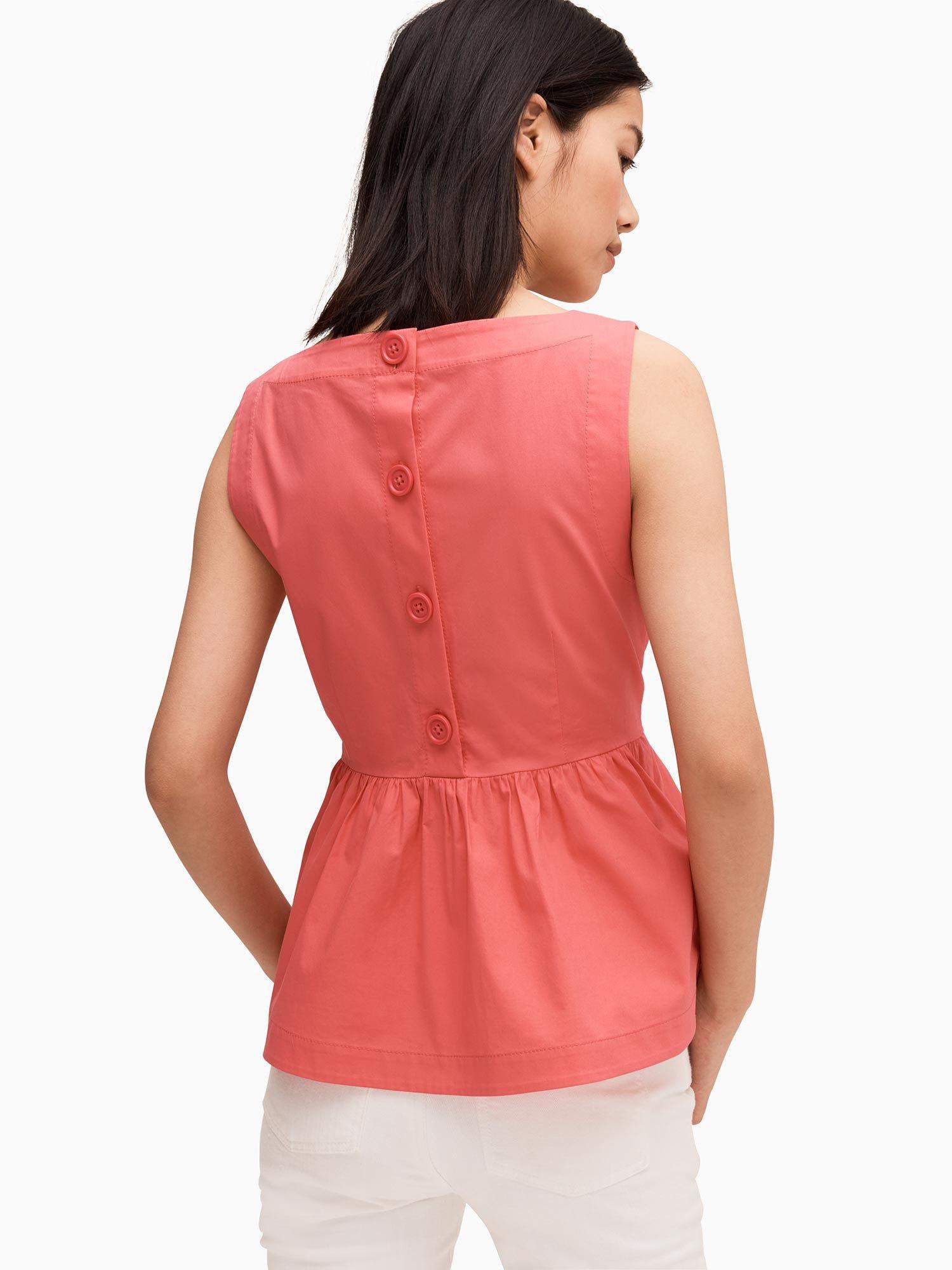 kate spade peplum top
