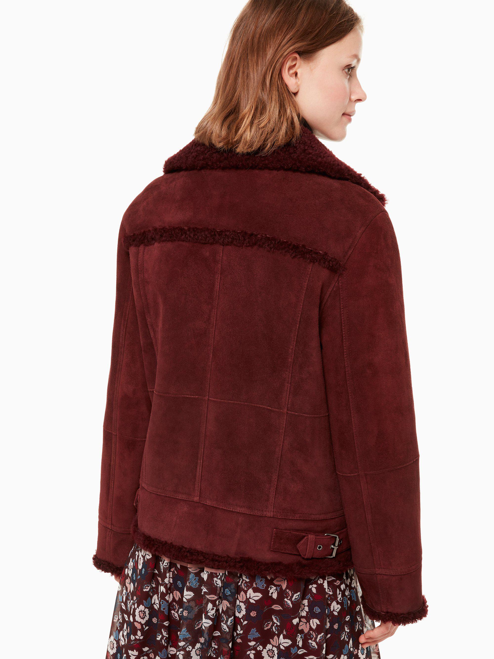 kate spade shearling jacket
