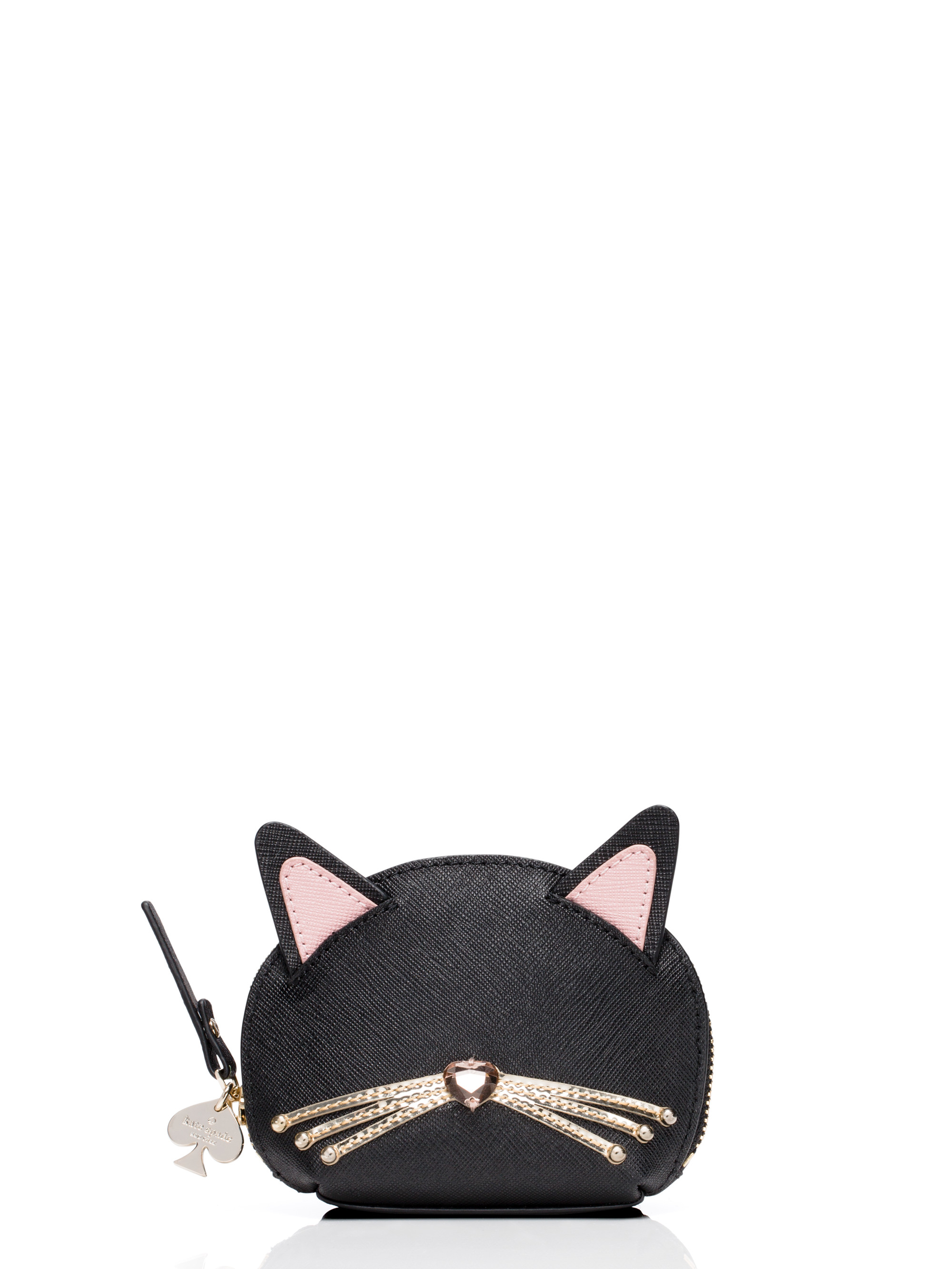 Lyst Kate Spade New York Jazz Things Up Cat Coin Purse in Black