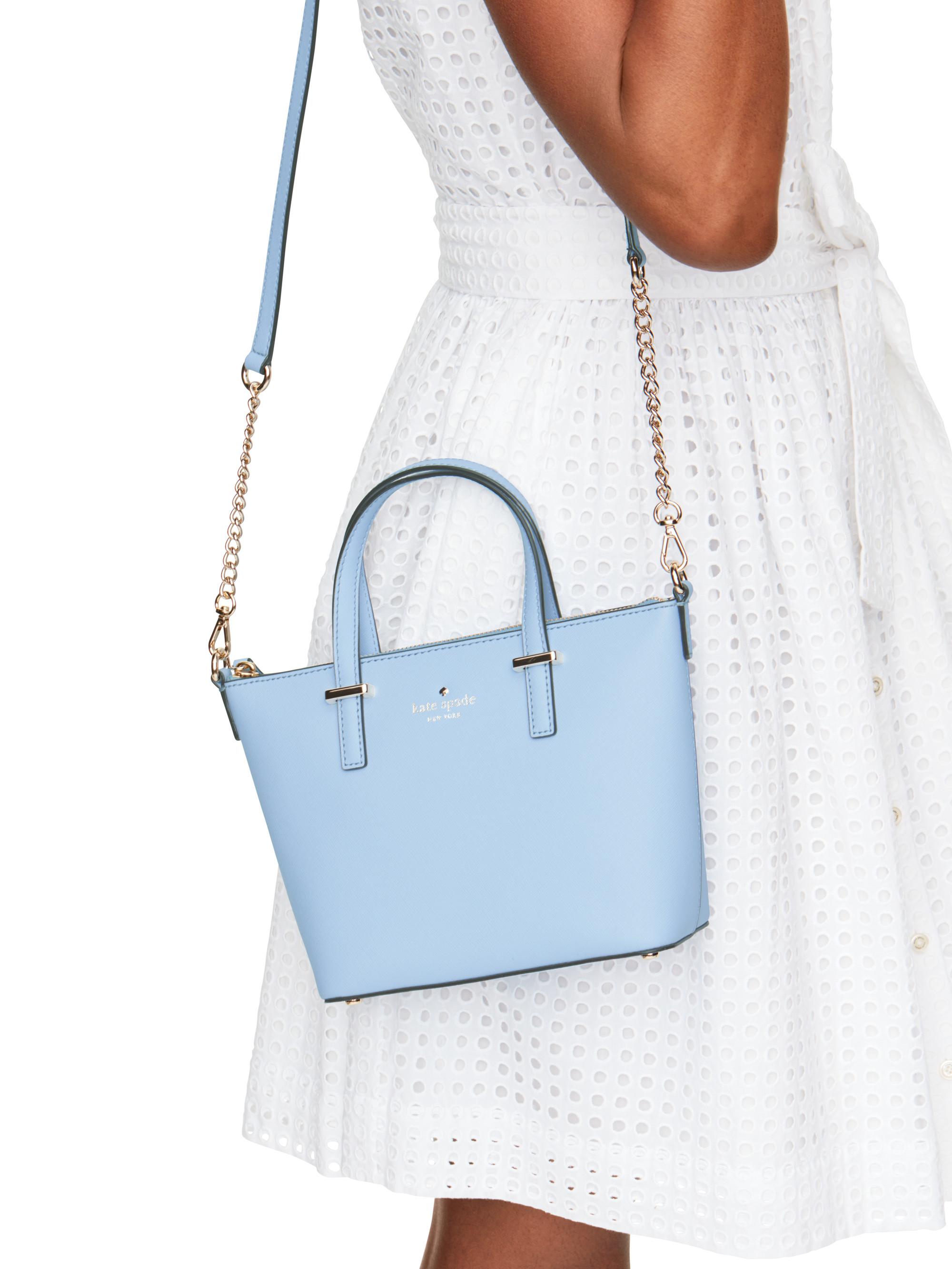 kate spade sky blue bag