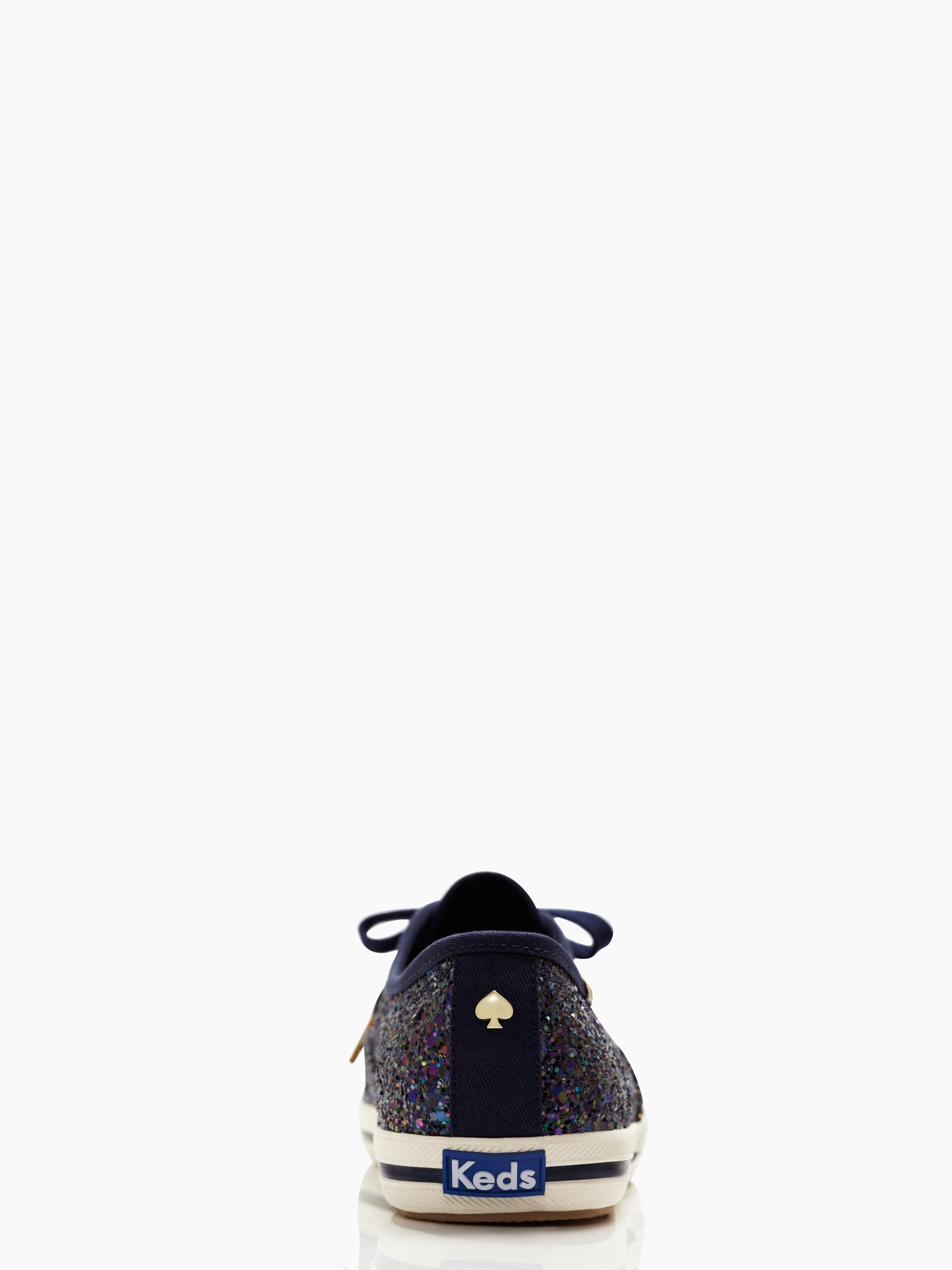 navy glitter keds