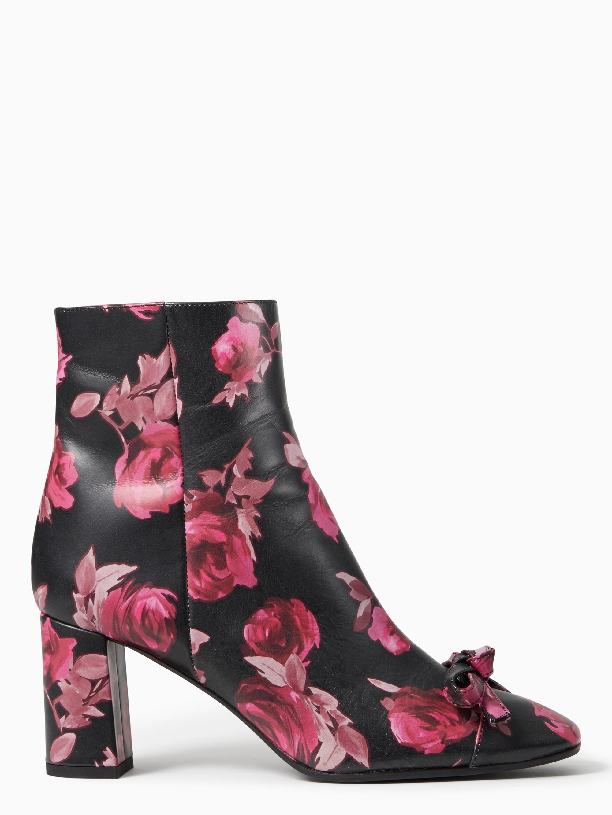 kate spade floral boots