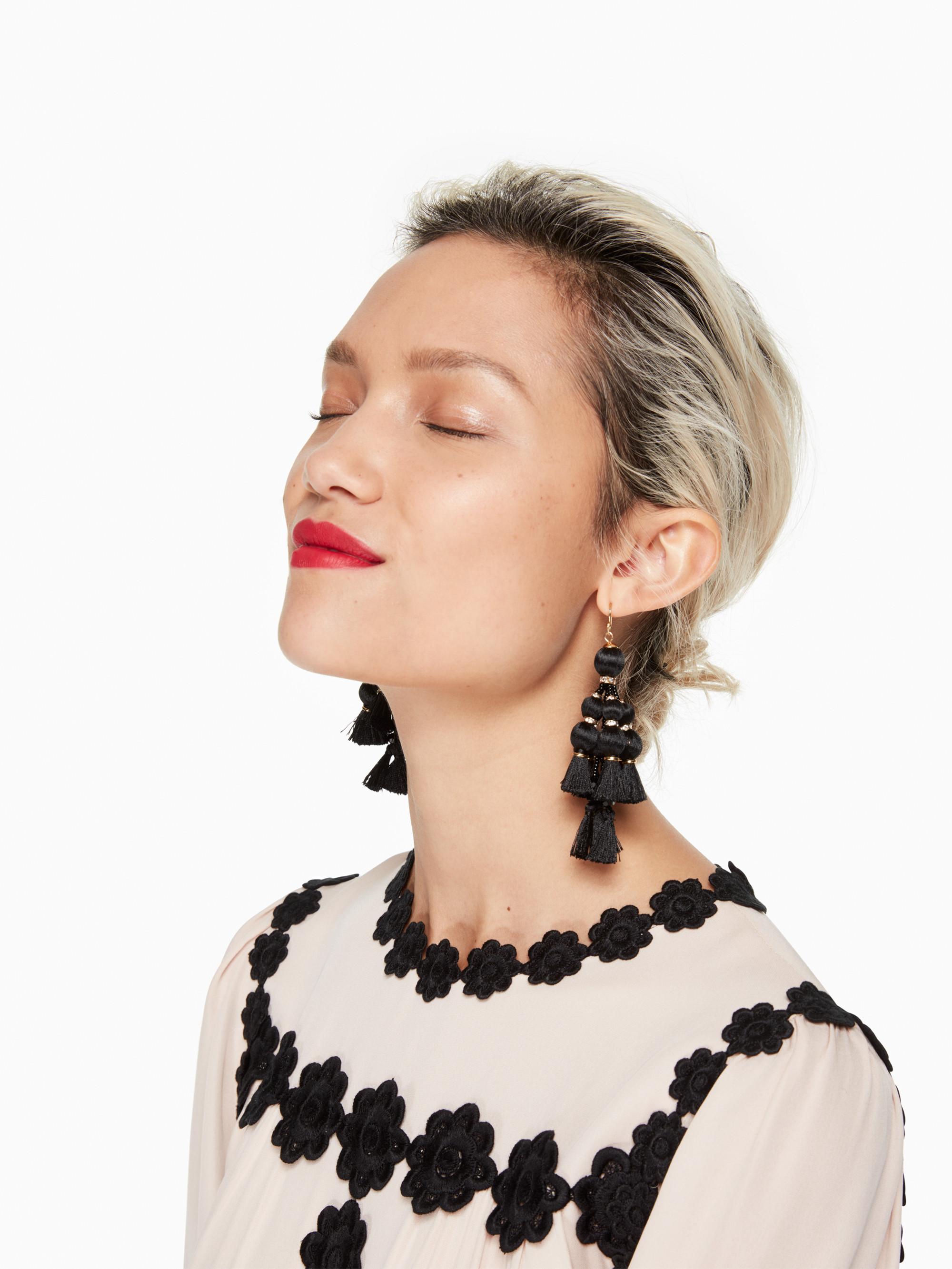 kate spade tassel earrings