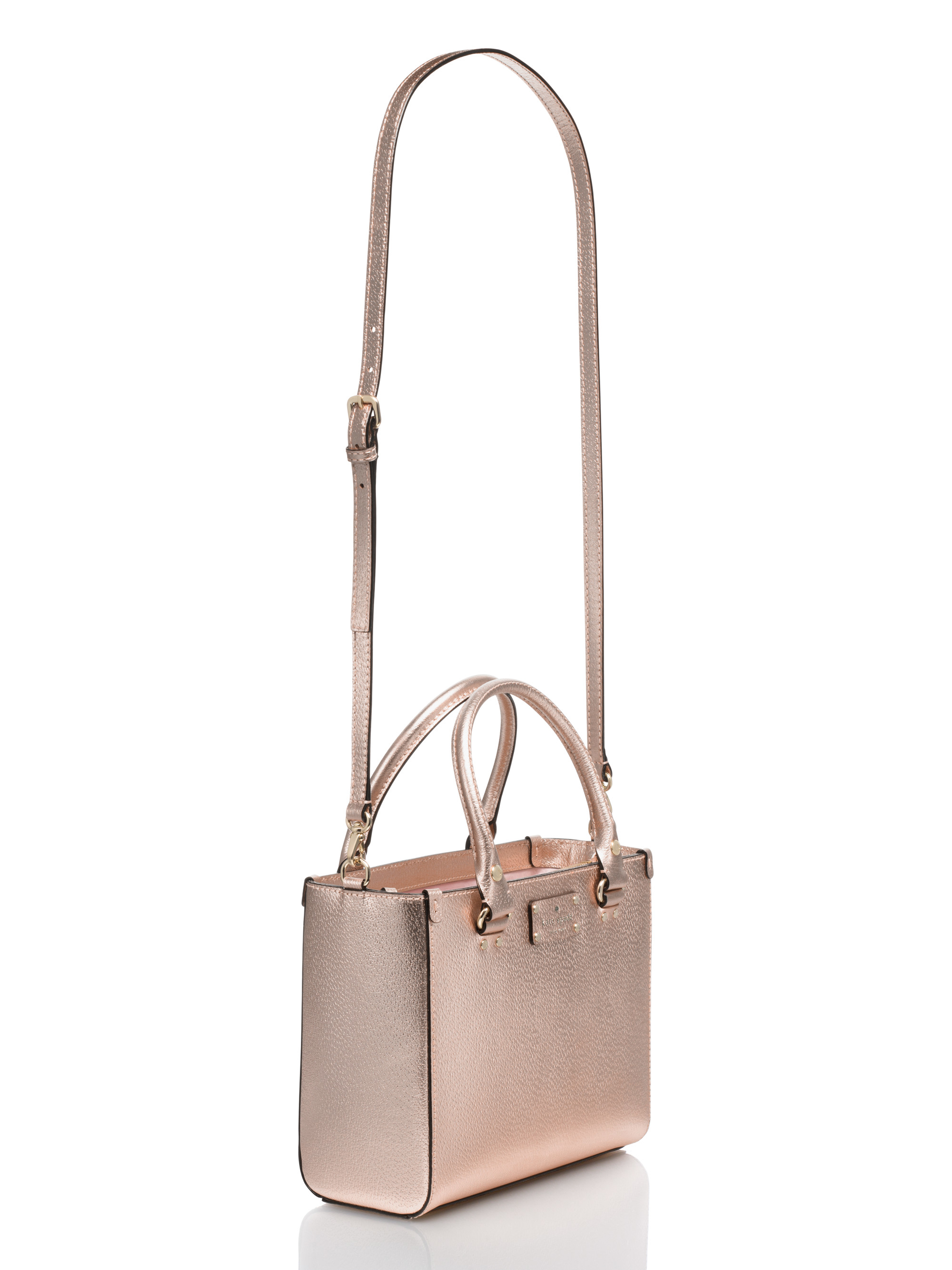 kate spade bag rose gold