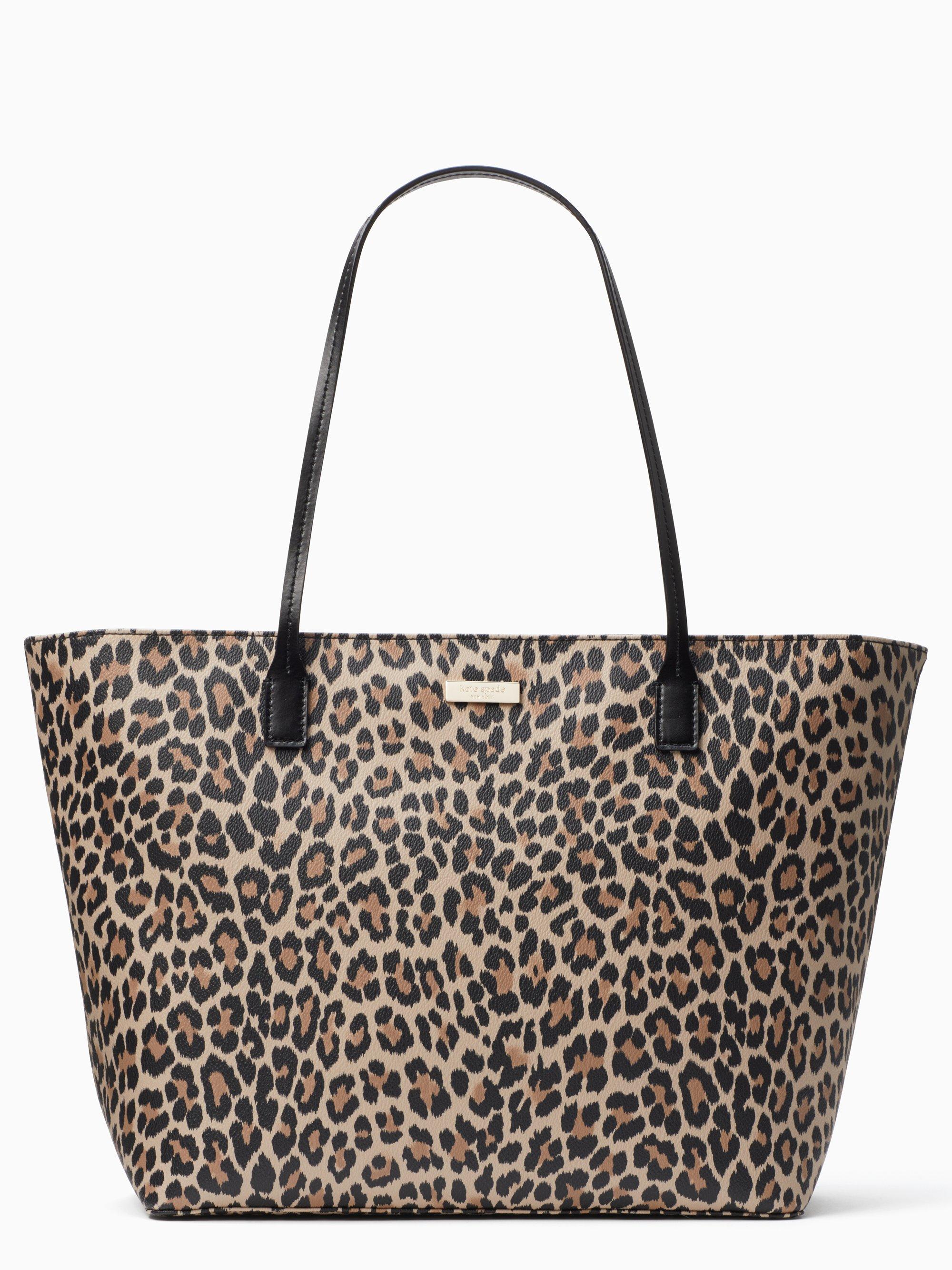 kate spade leopard bolsa