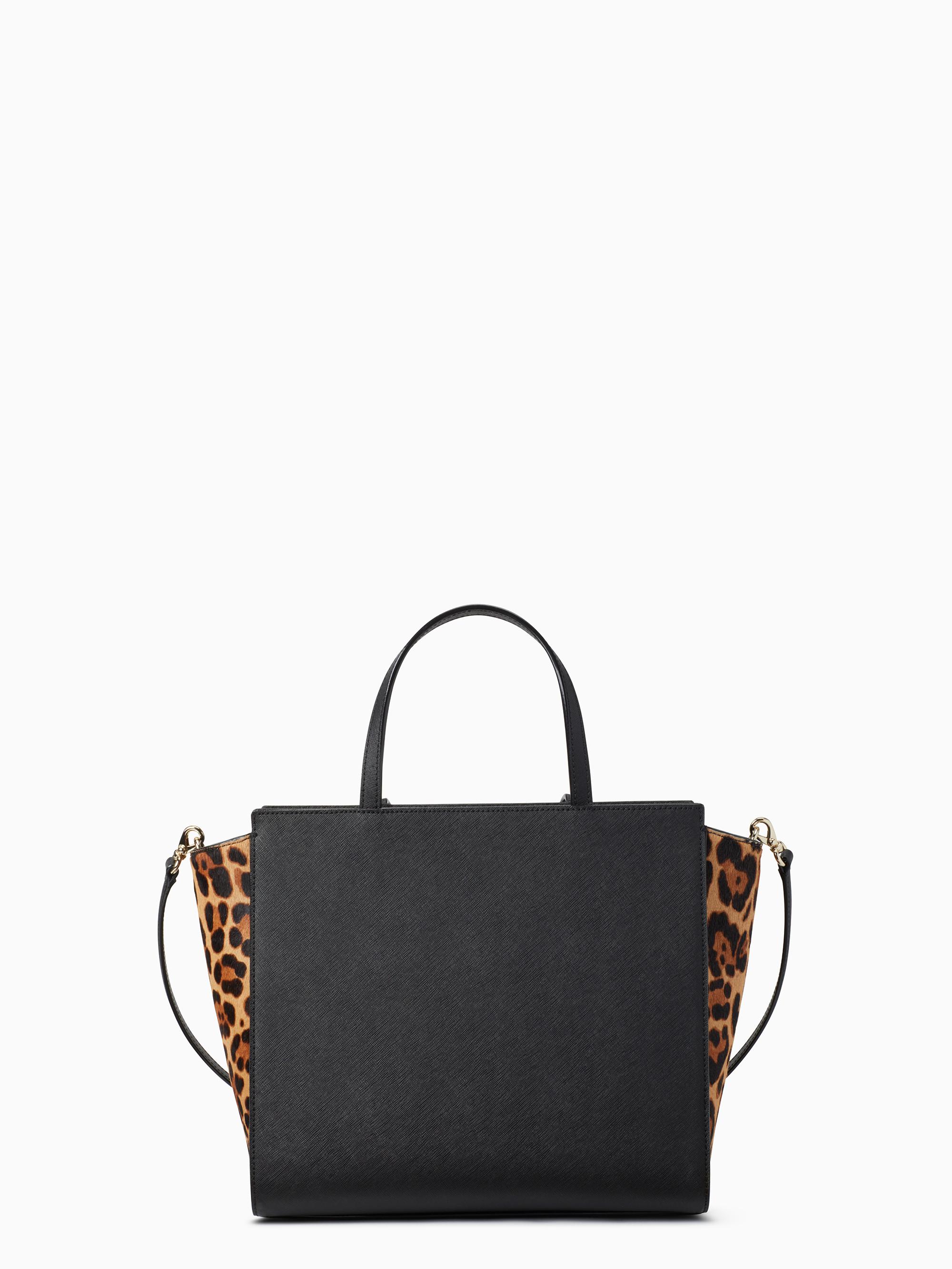 Kate Spade Leather Run Wild Leopard Hayden in Black Lyst