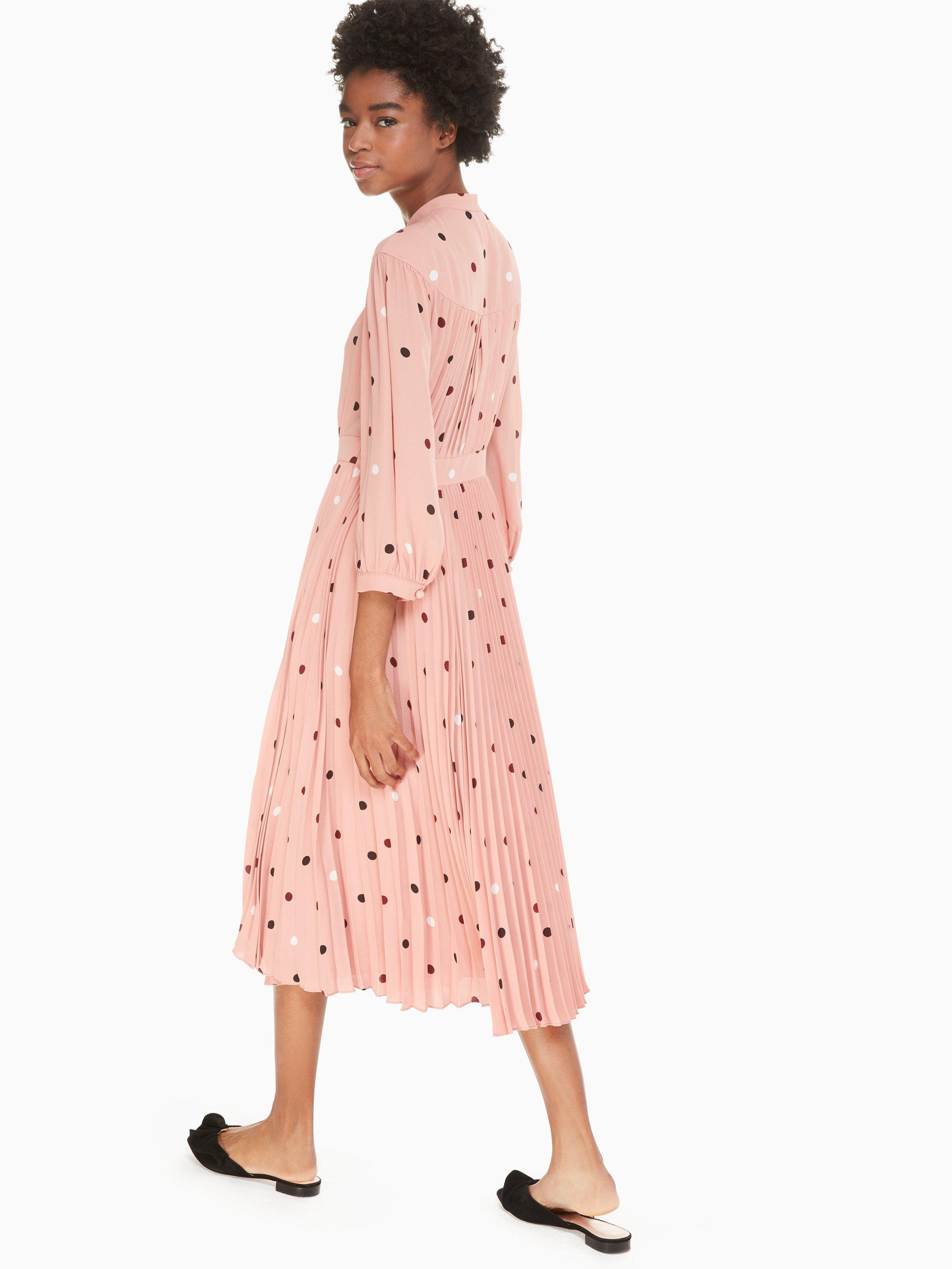 kate spade cloud dot midi dress