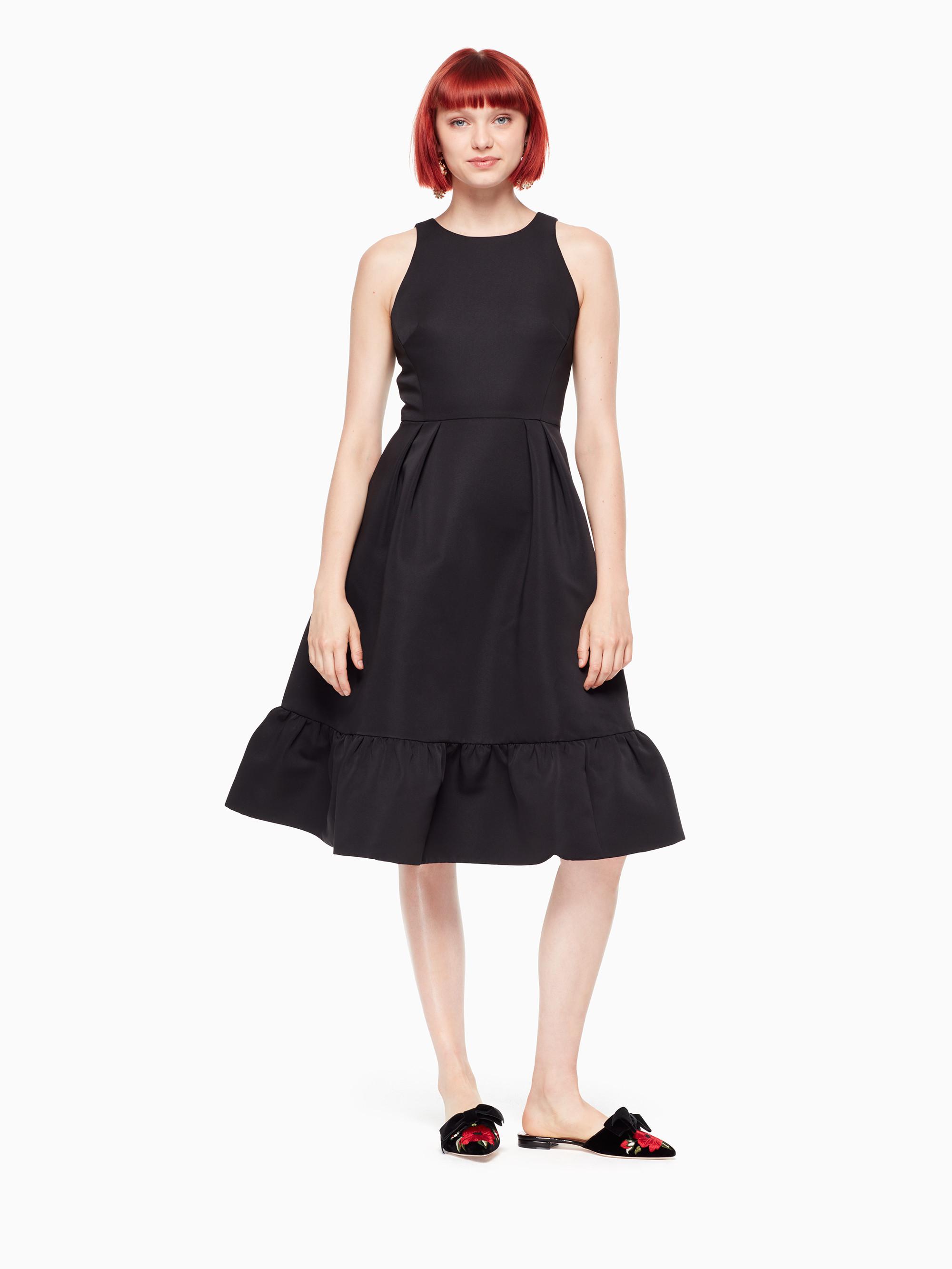 structured fit and flare dress