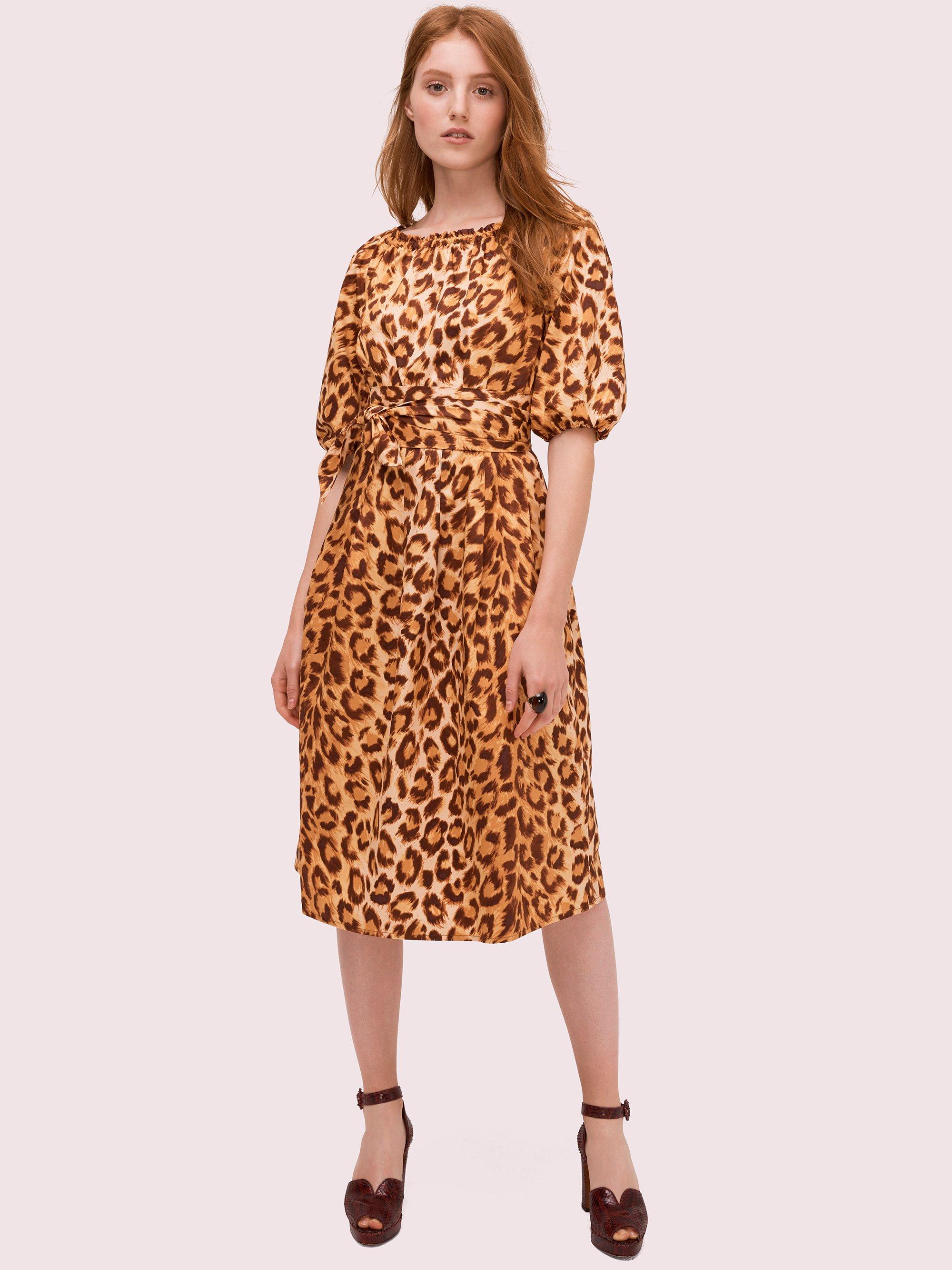 kate spade puff sleeve tweed dress