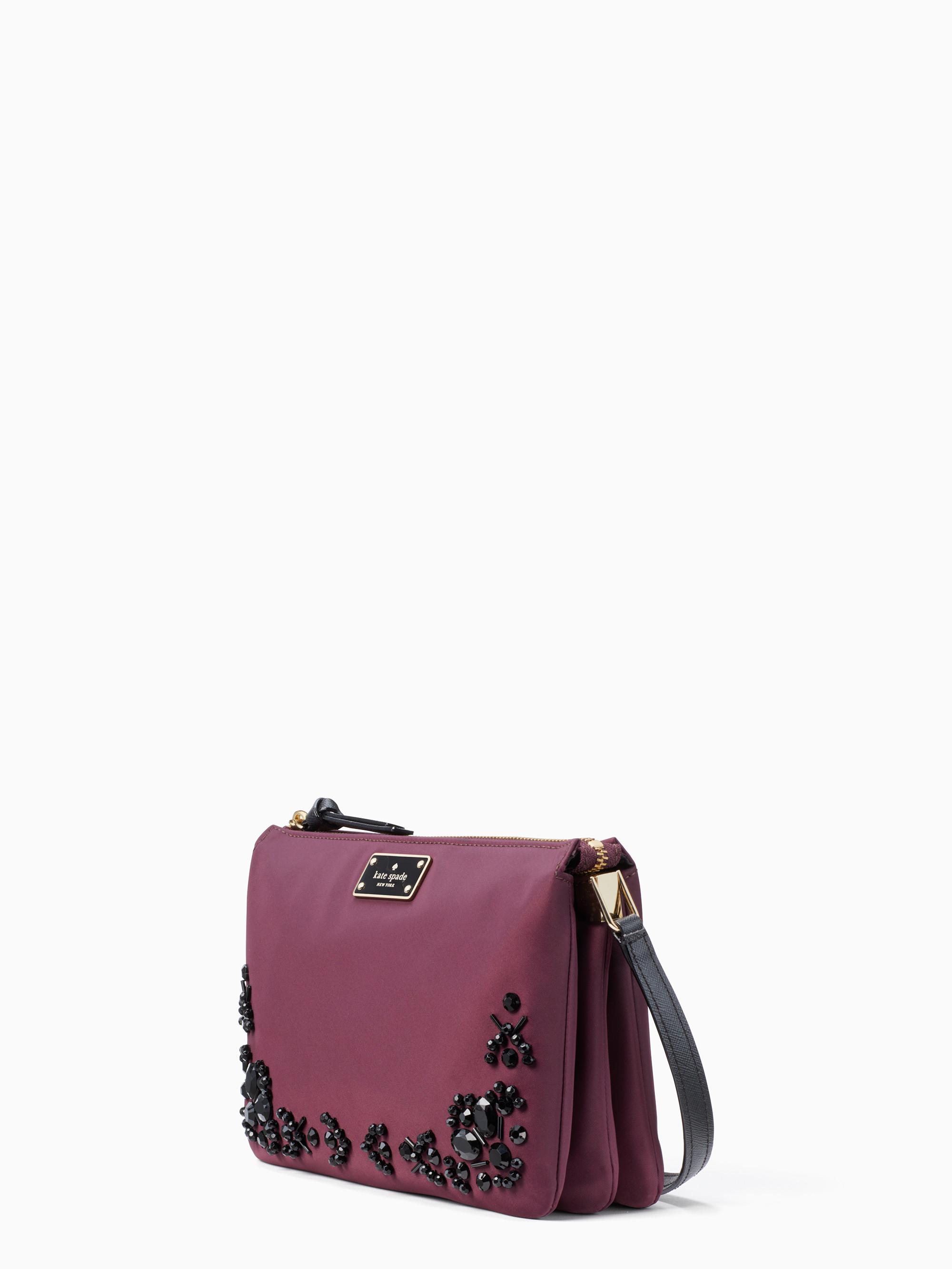kate spade plum crossbody