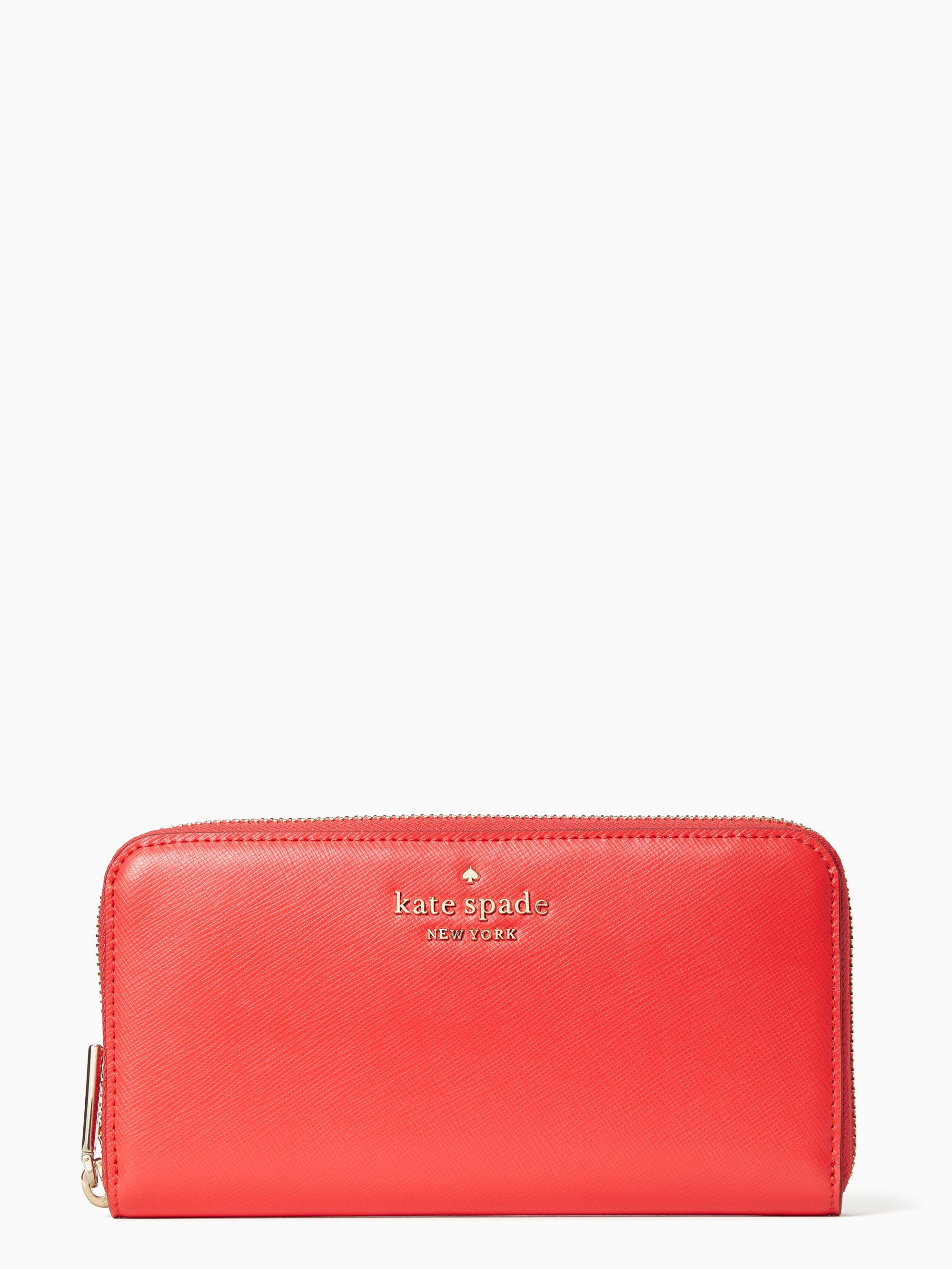 kate spade wallet red
