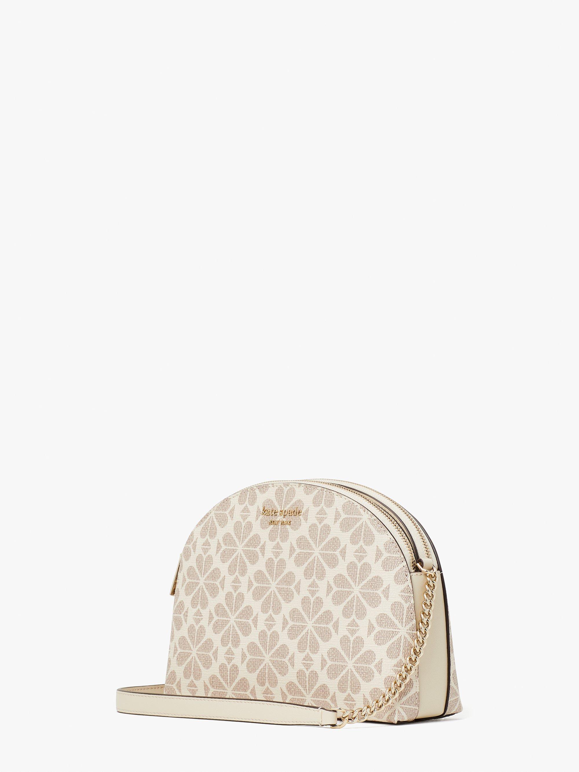 Kate Spade Spade Flower Coated Canvas Double-zip Dome Crossbody in 