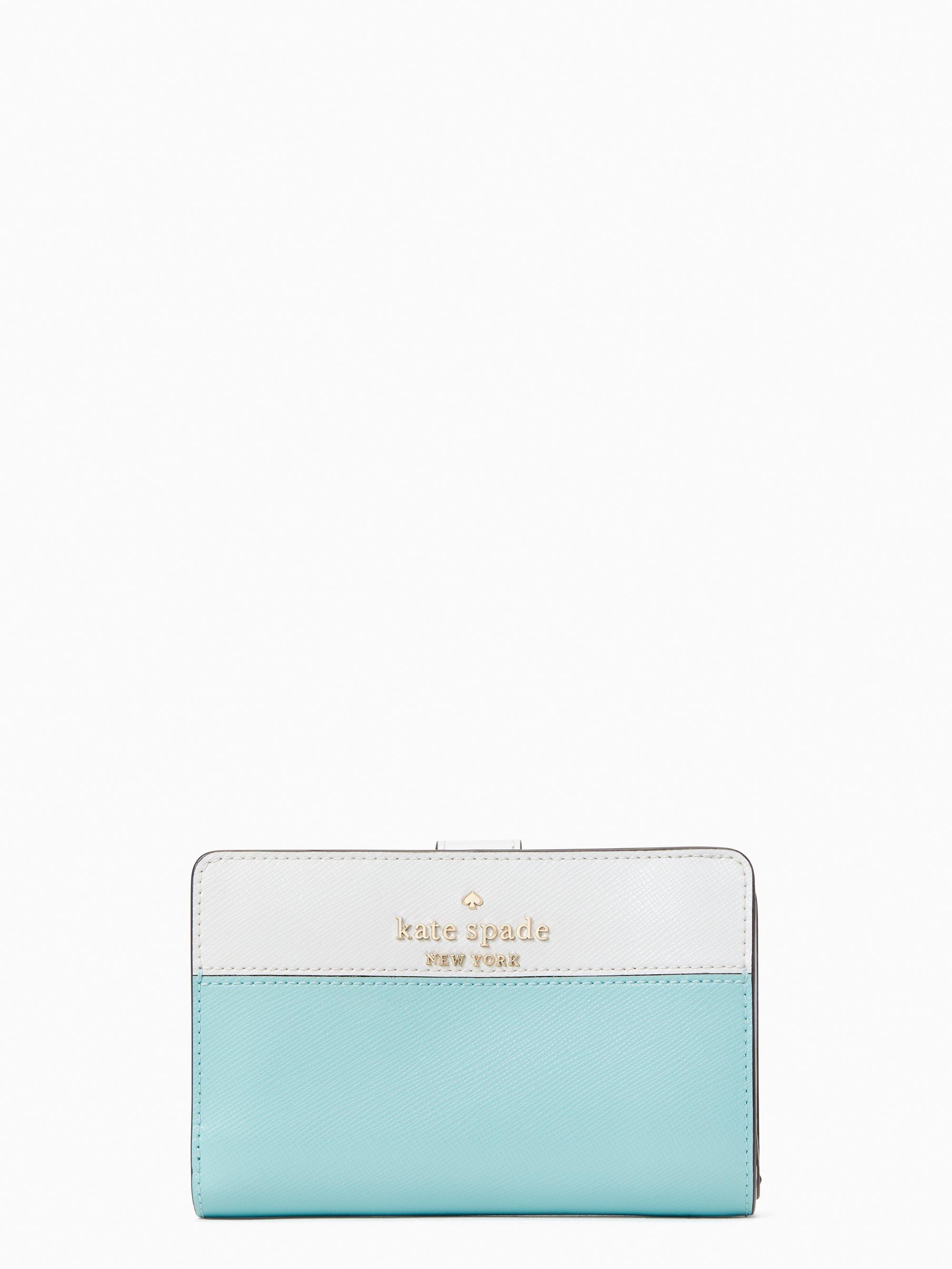 Kate Spade Staci Colorblock Medium Compact Bifold Wallet in 