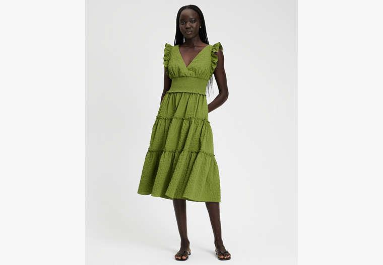 Kate Spade☆Flutter Sleeve Tiered Midi Dress【UK発】 Flutter Sleeve Tiered Midi Dress | Kate Spade New York