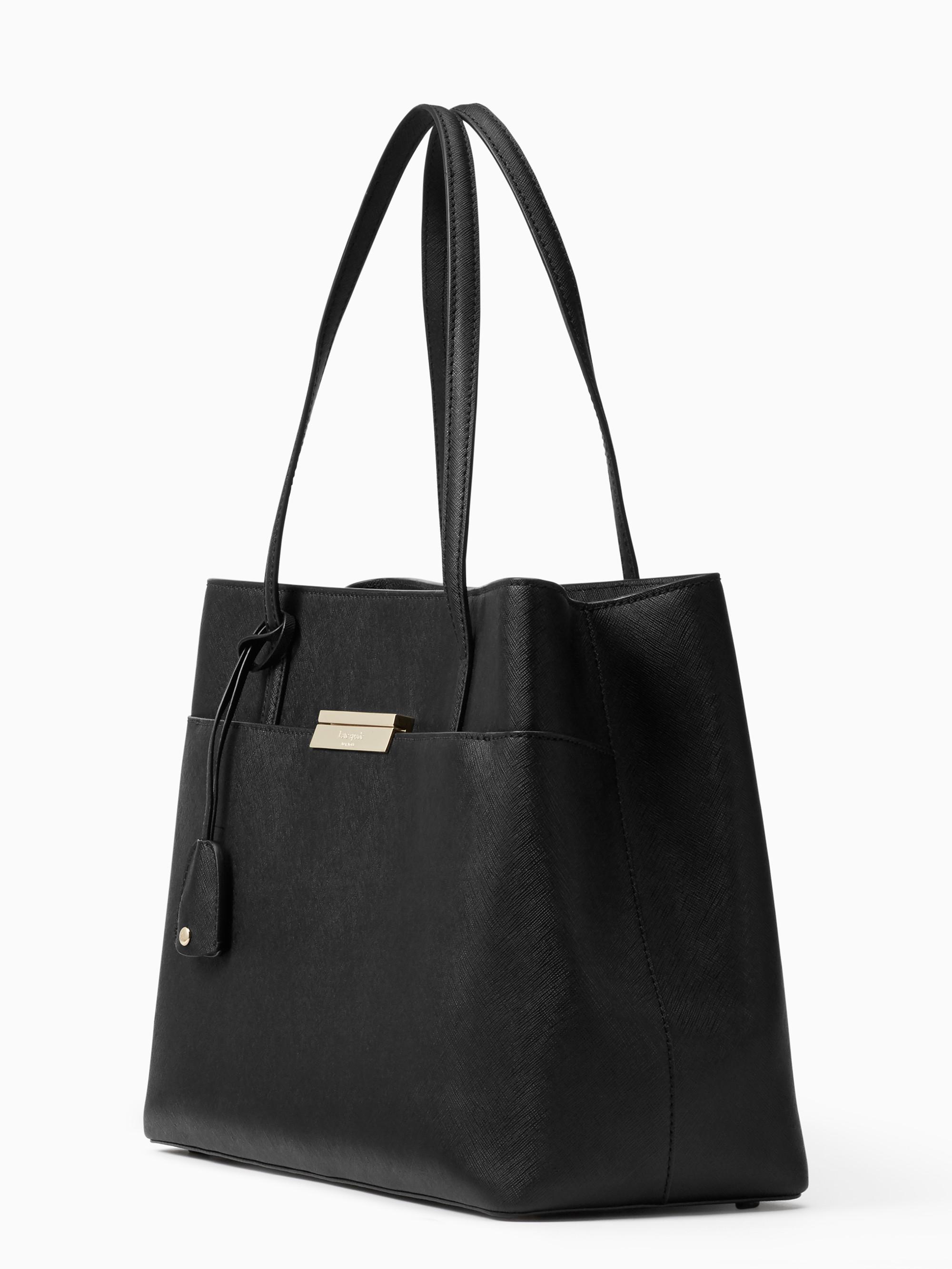 Kate Spade Leather Maiden Way Saffiano Clarke in Black Lyst