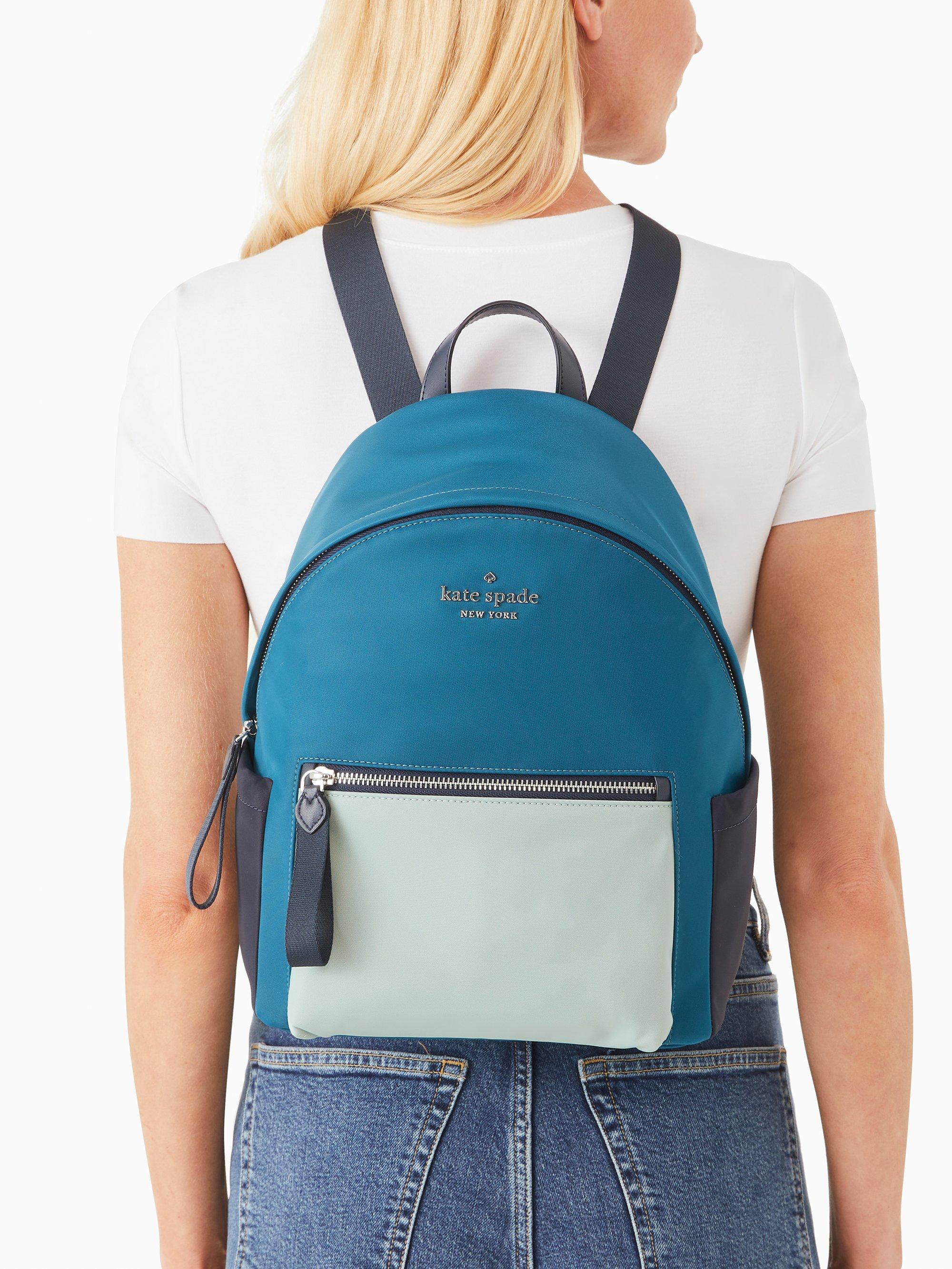 kate spade blue backpack