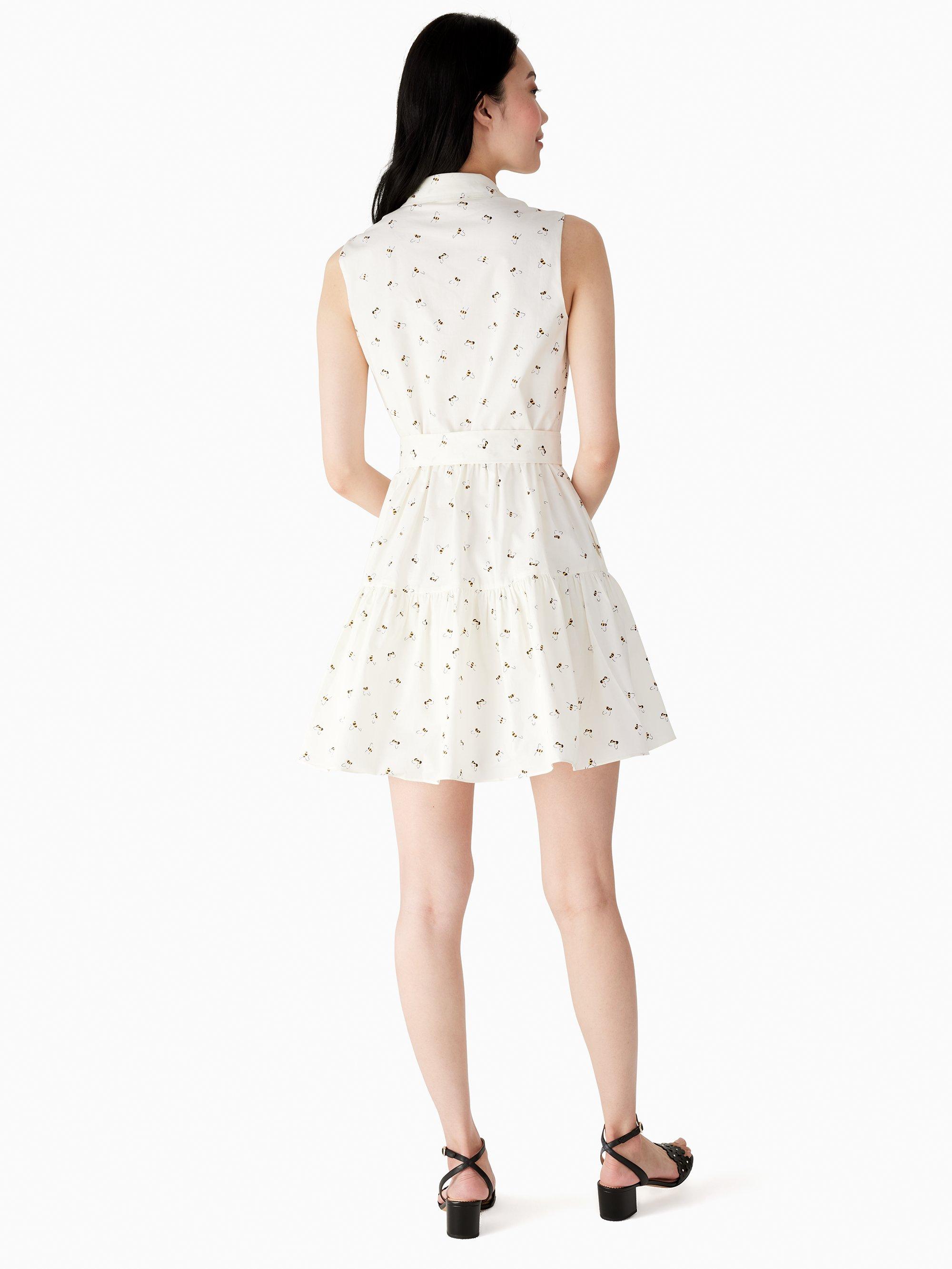Kate Spade Bees Shirtdress in Cream 
