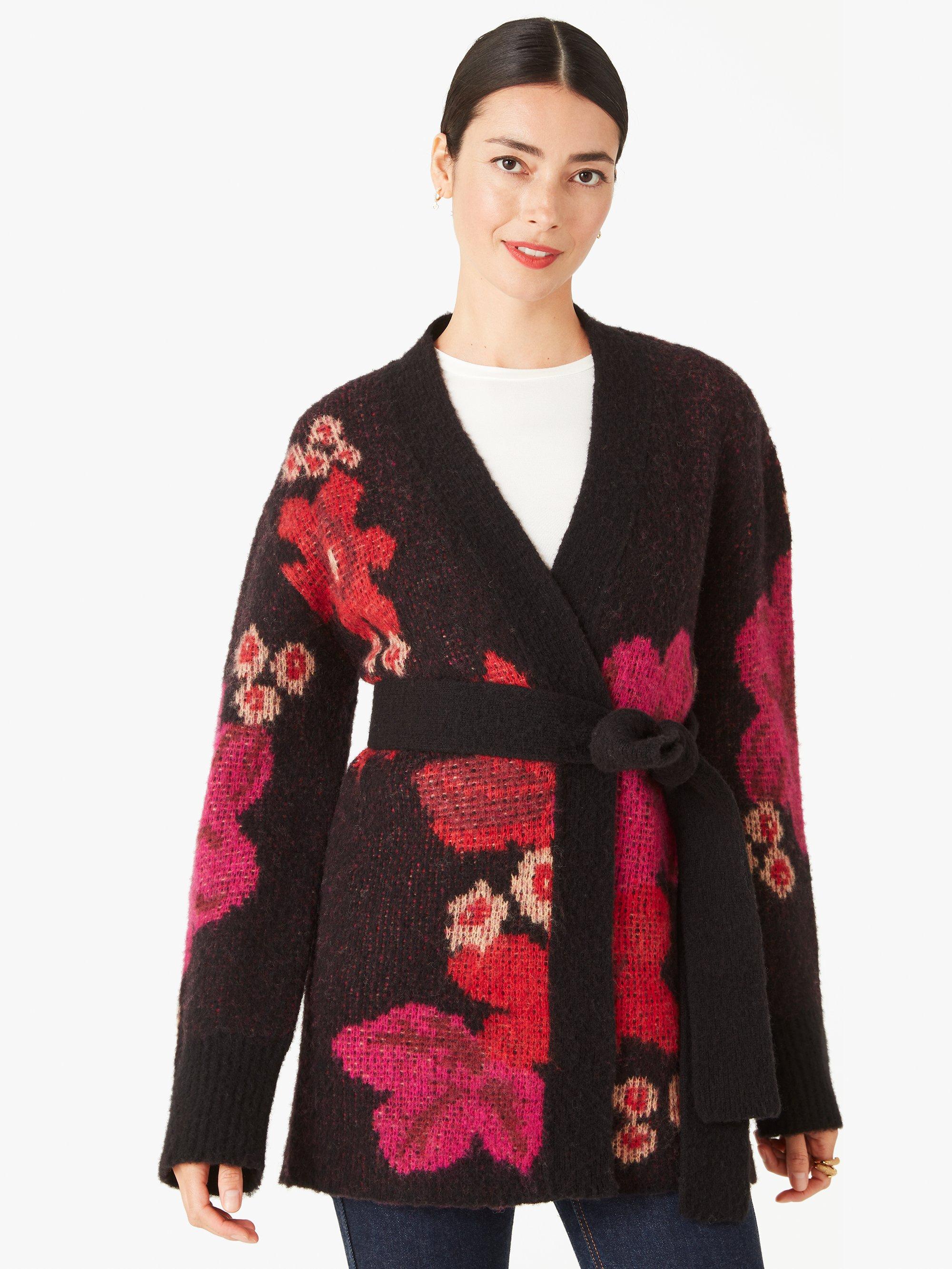 kate spade black cardigan