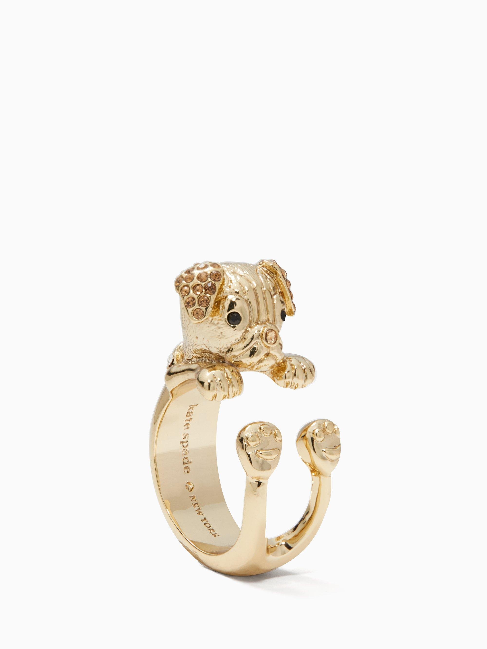 Kate Spade Puppy Ring in Metal (Metallic) Lyst