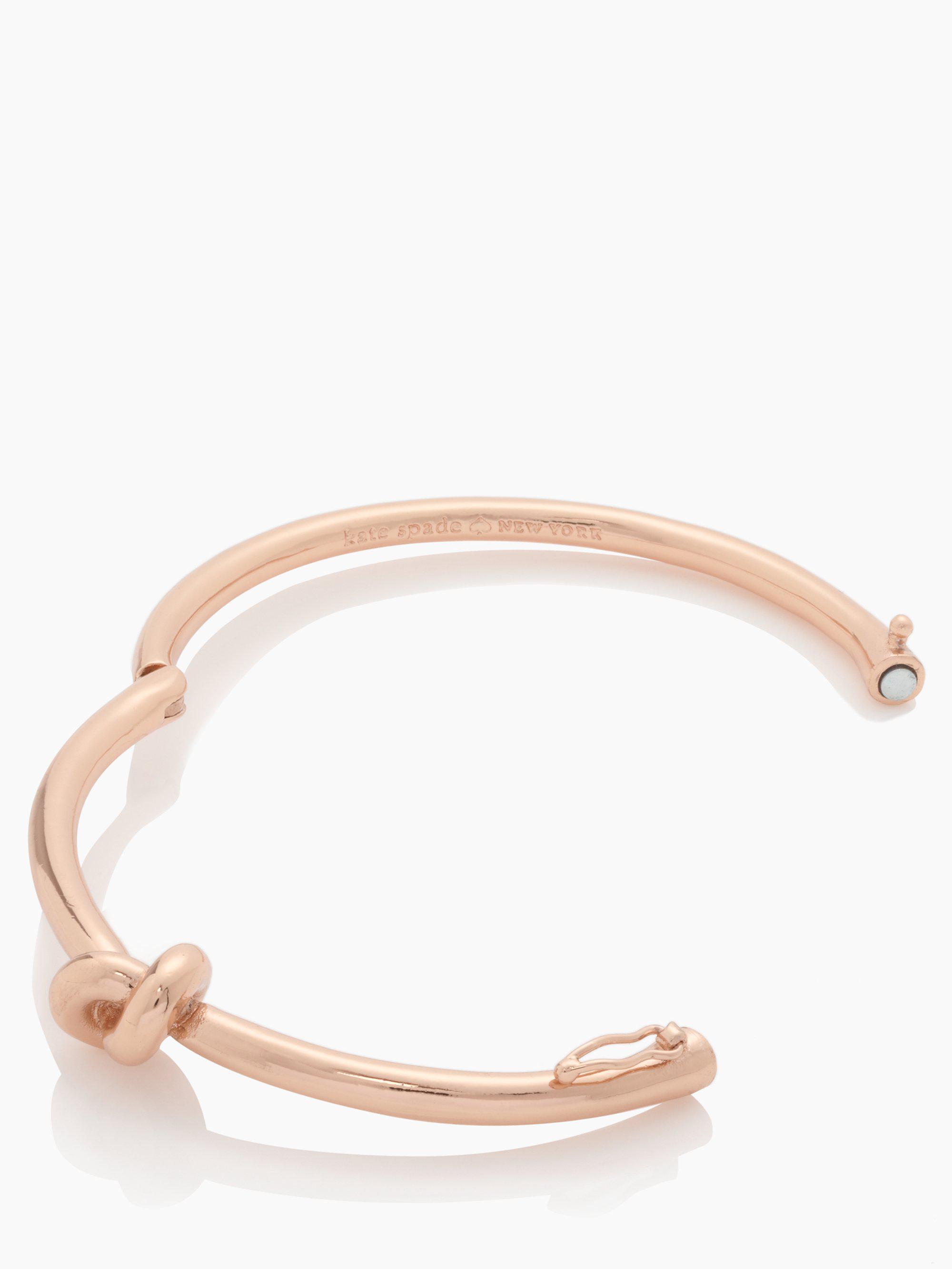 Kate Spade Sailor's Knot Hinge Bangle Lyst