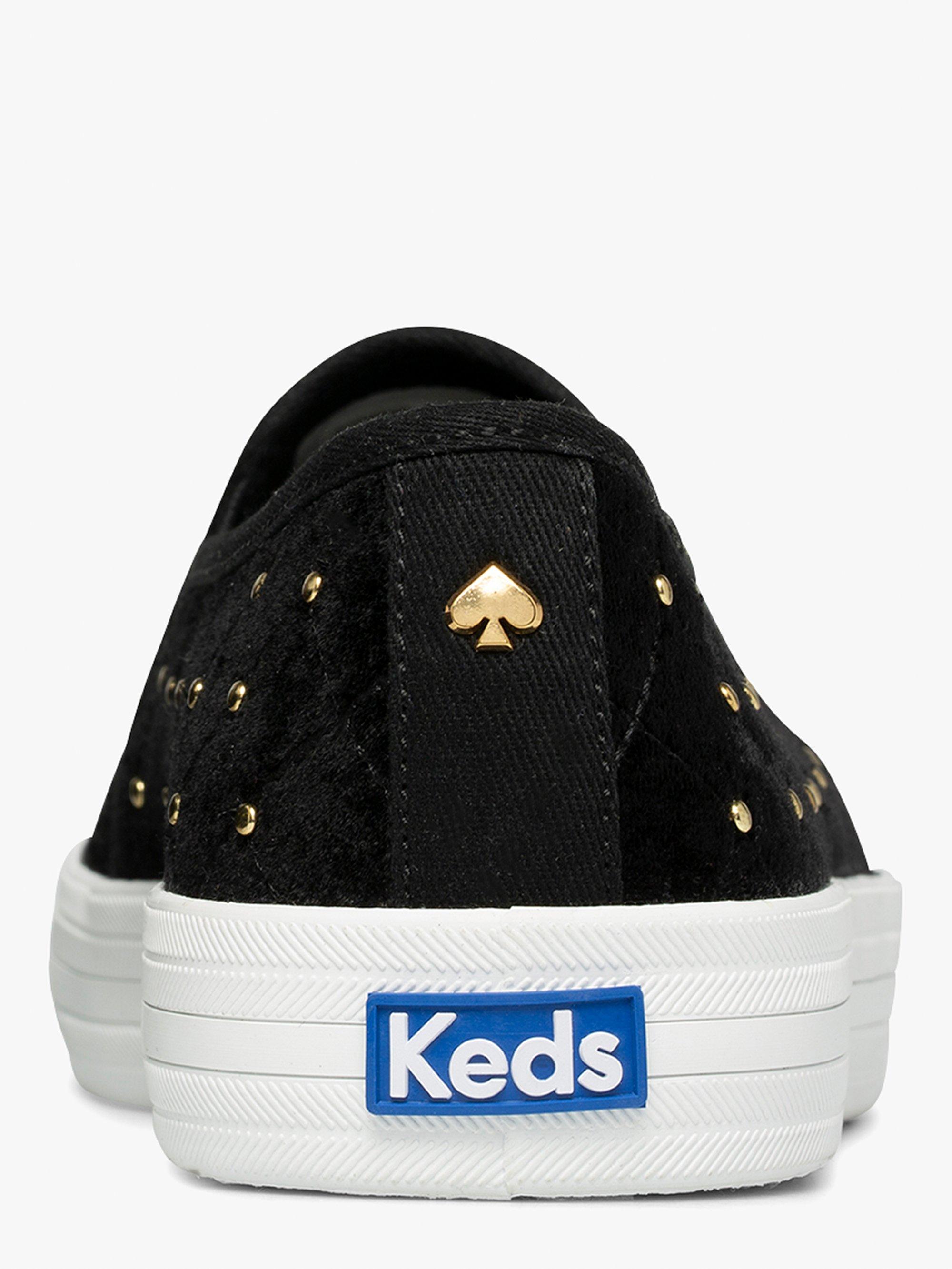 Double Decker Quilted Velvet Sneakers 