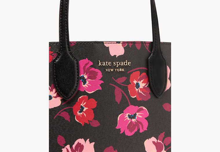 Kate Spade Bleecker Fall Poppies Medium Crossbody Tote in Red