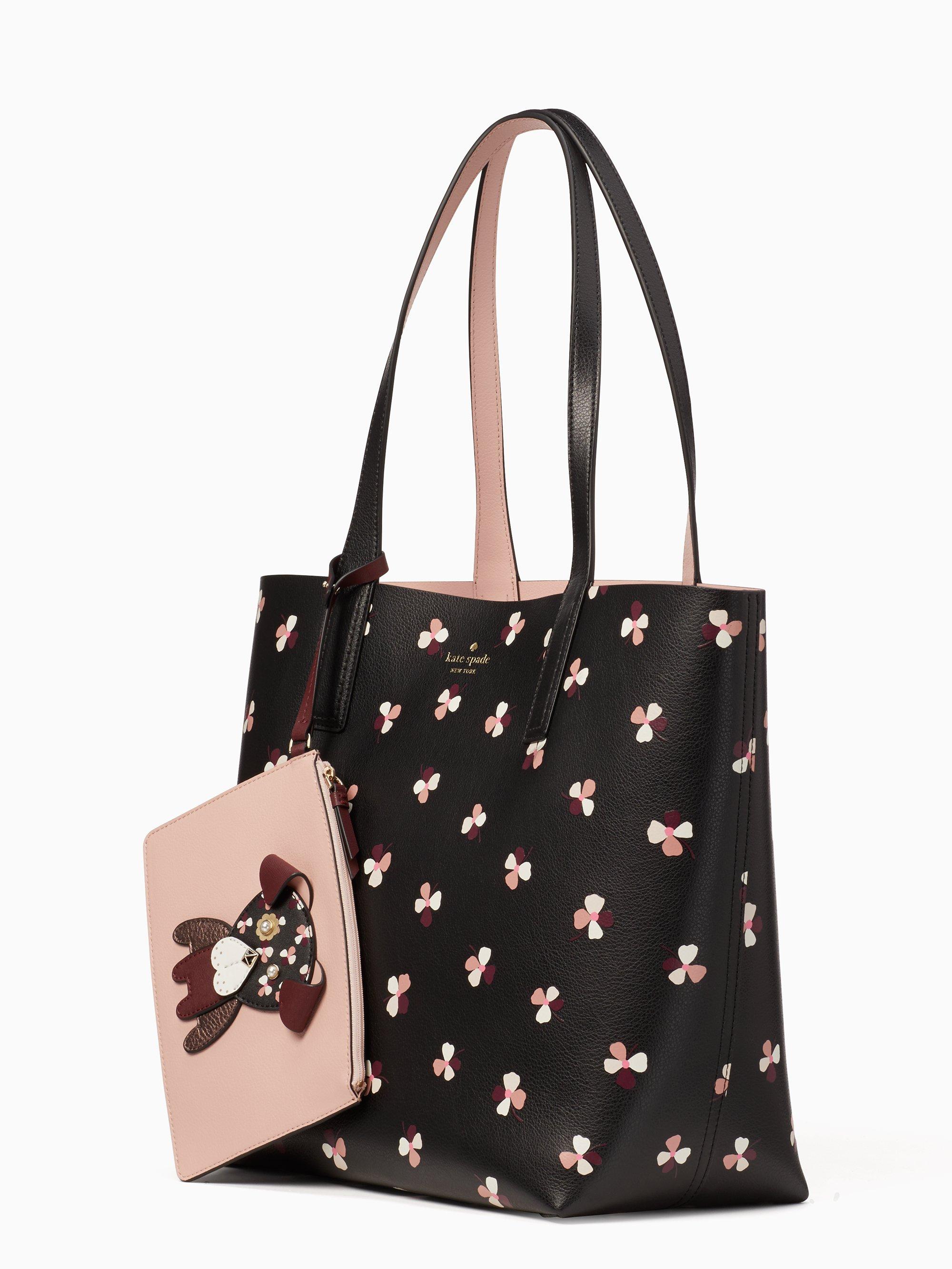 kate spade floral tote bag