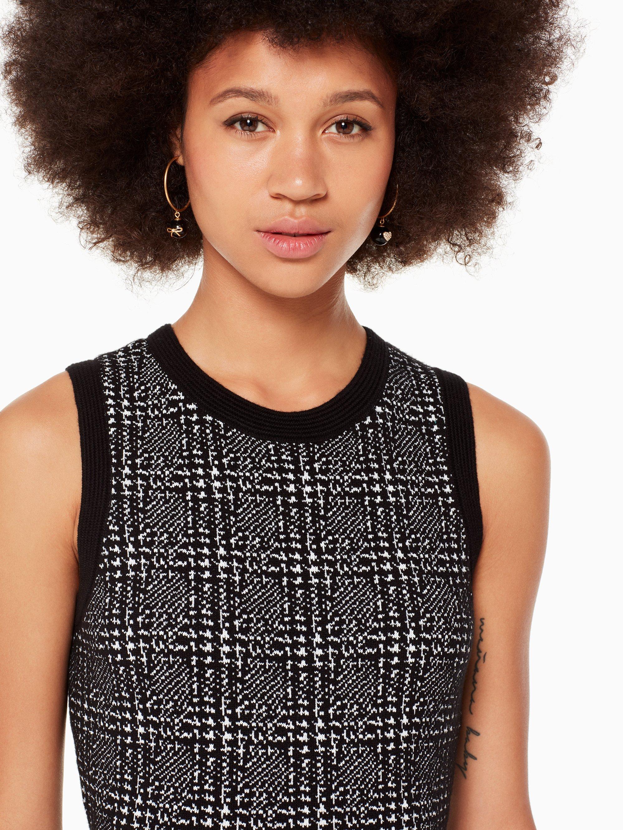 kate spade mod plaid sweater dress