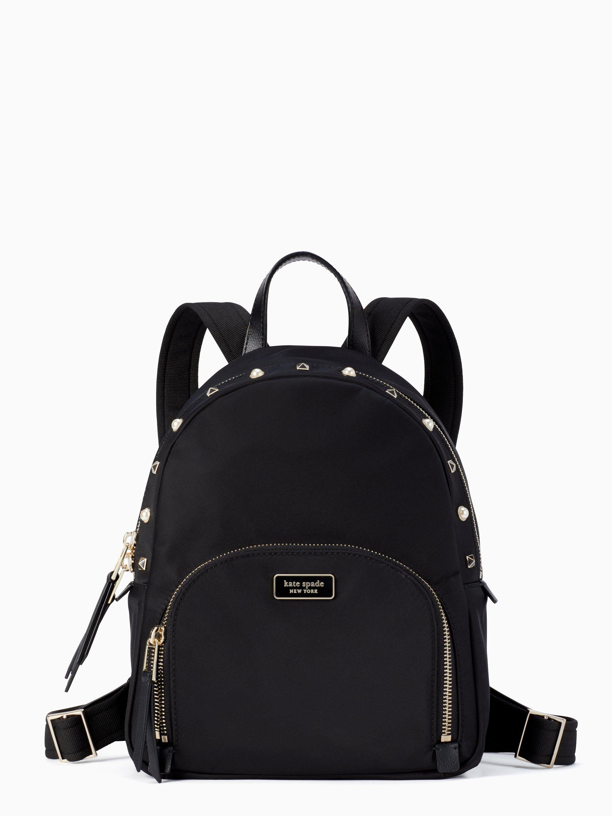 black studded rucksack