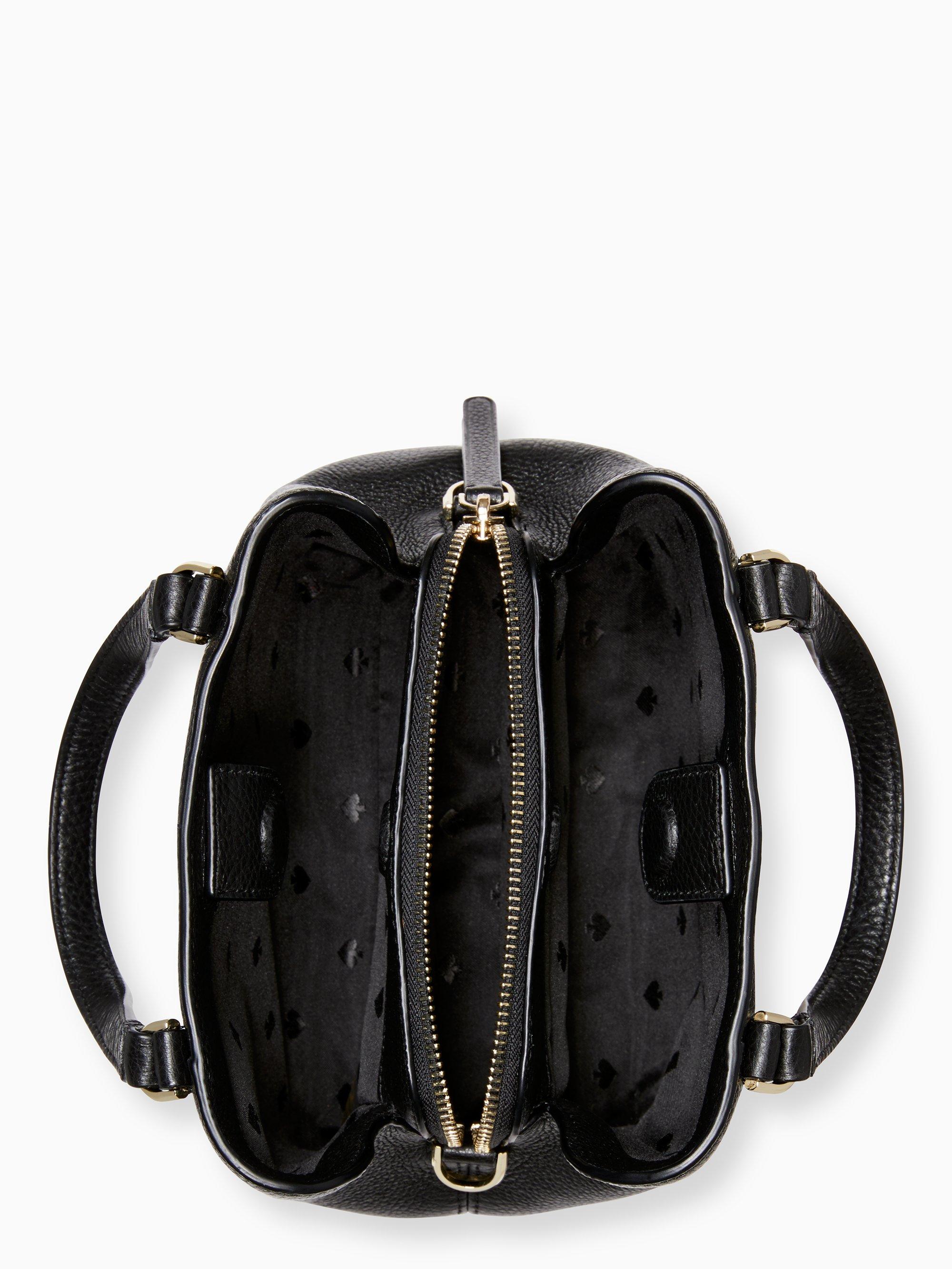 kate spade jackson medium satchel black