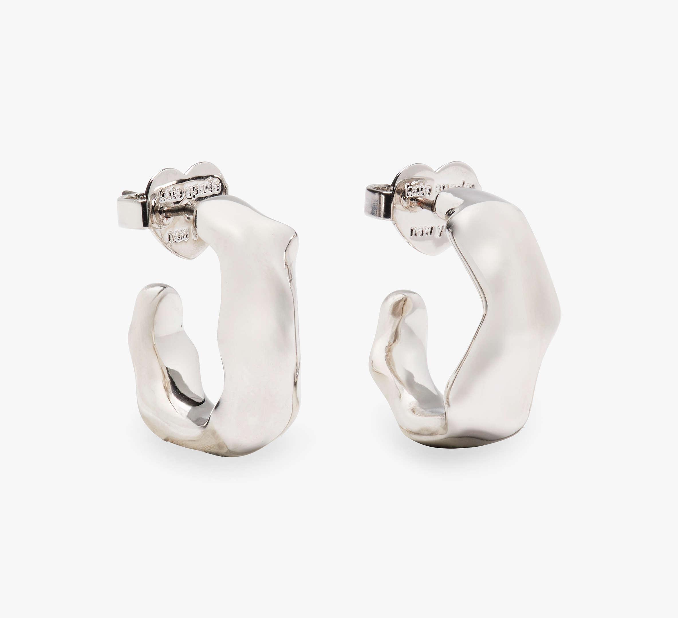 Kate Spade Molten Huggies in White Lyst UK