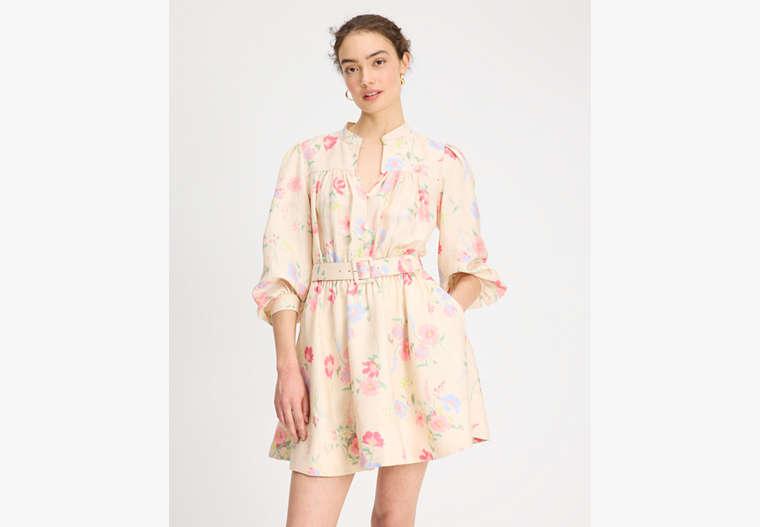 Kate Spade Whimsical Garden Belted Shirt Dress in Pink | Lyst