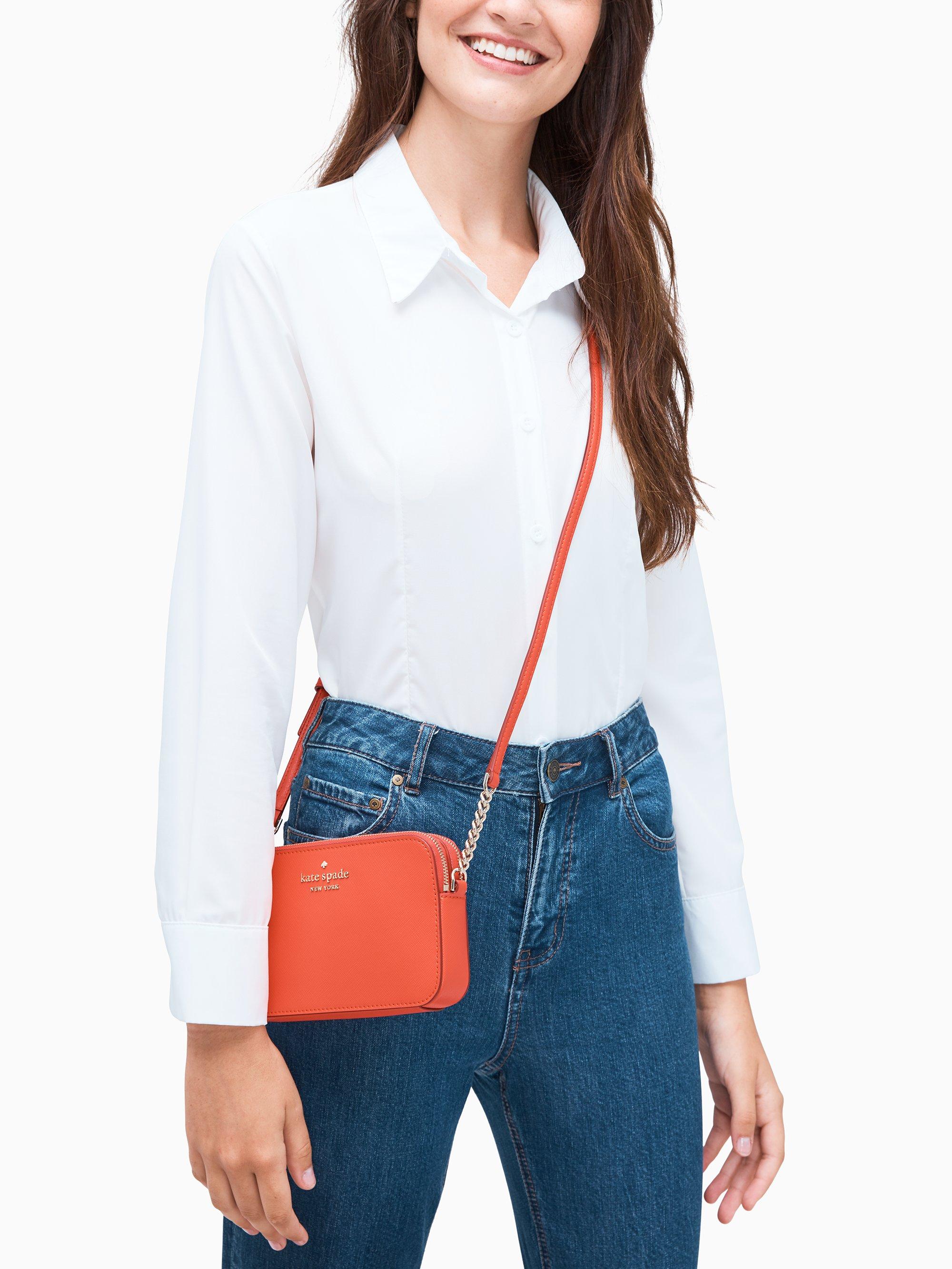 staci tea garden toss dual zip around crossbody