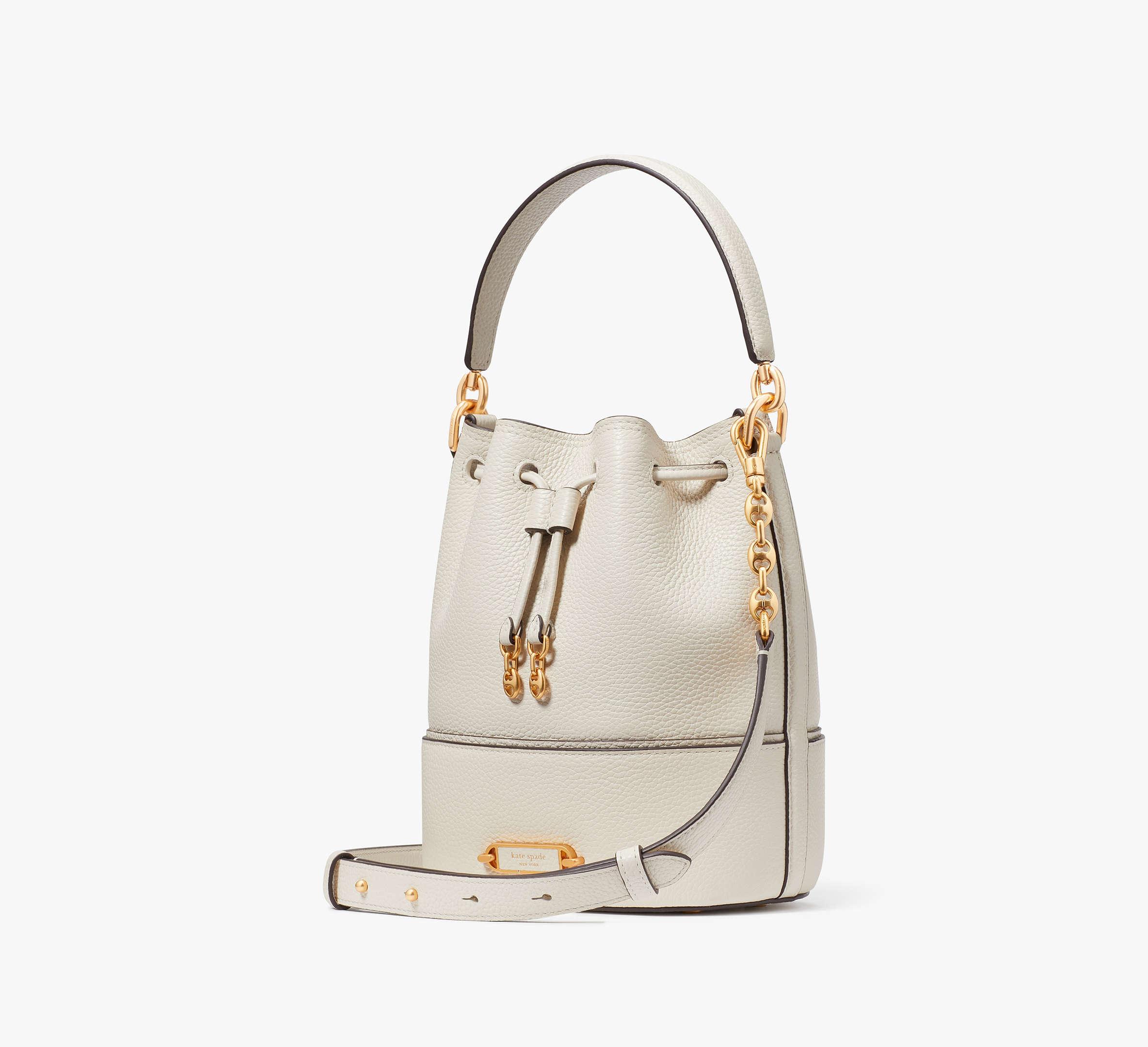 Kate spade bucket bag white sale