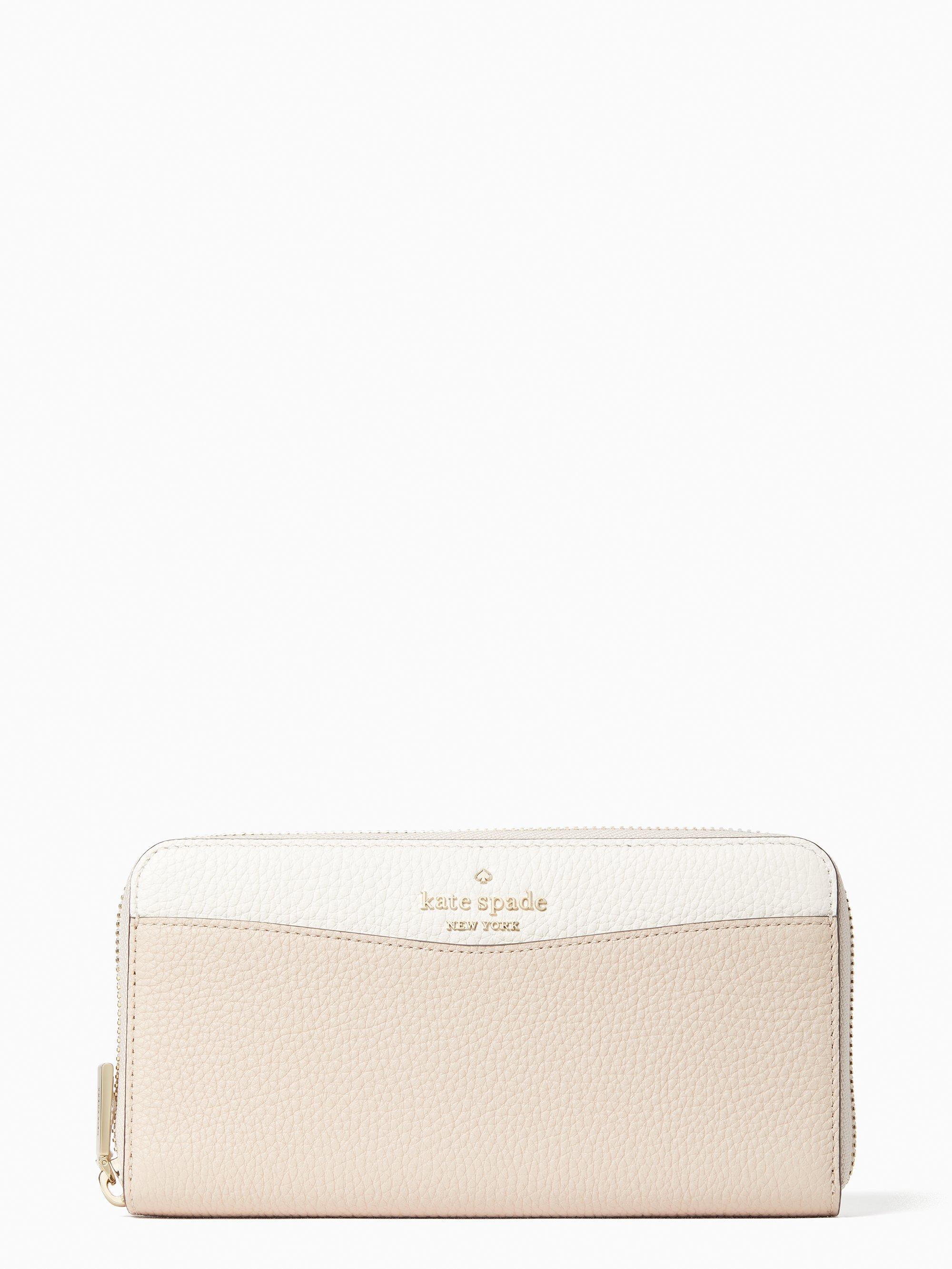 kate spade blue glitter wallet
