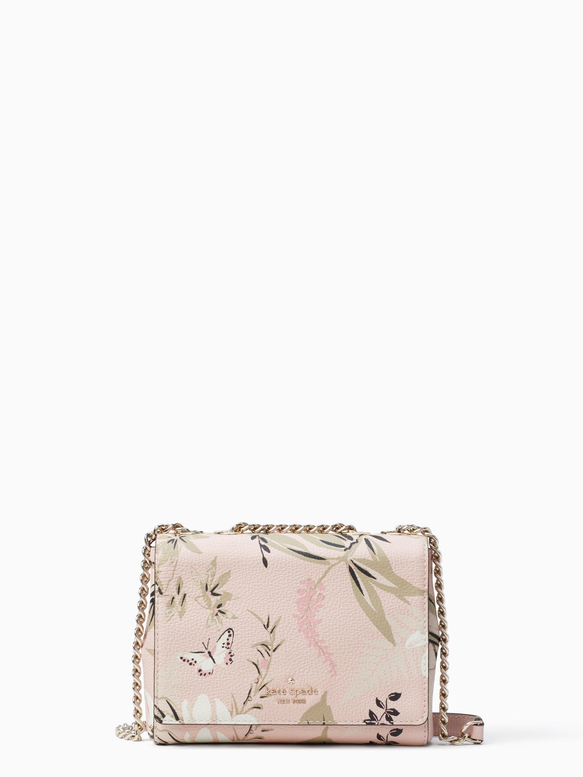 kate spade pink butterfly purse