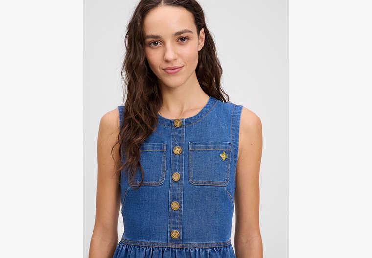 Kate Spade Denim Fit & Flare Dress in Blue | Lyst UK Kate Spade Denim Fit & Flare Dress in Blue | Lyst UK