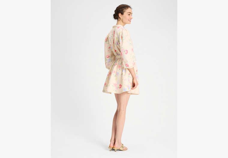 Kate Spade Whimsical Garden Belted Shirt Dress in Pink | Lyst