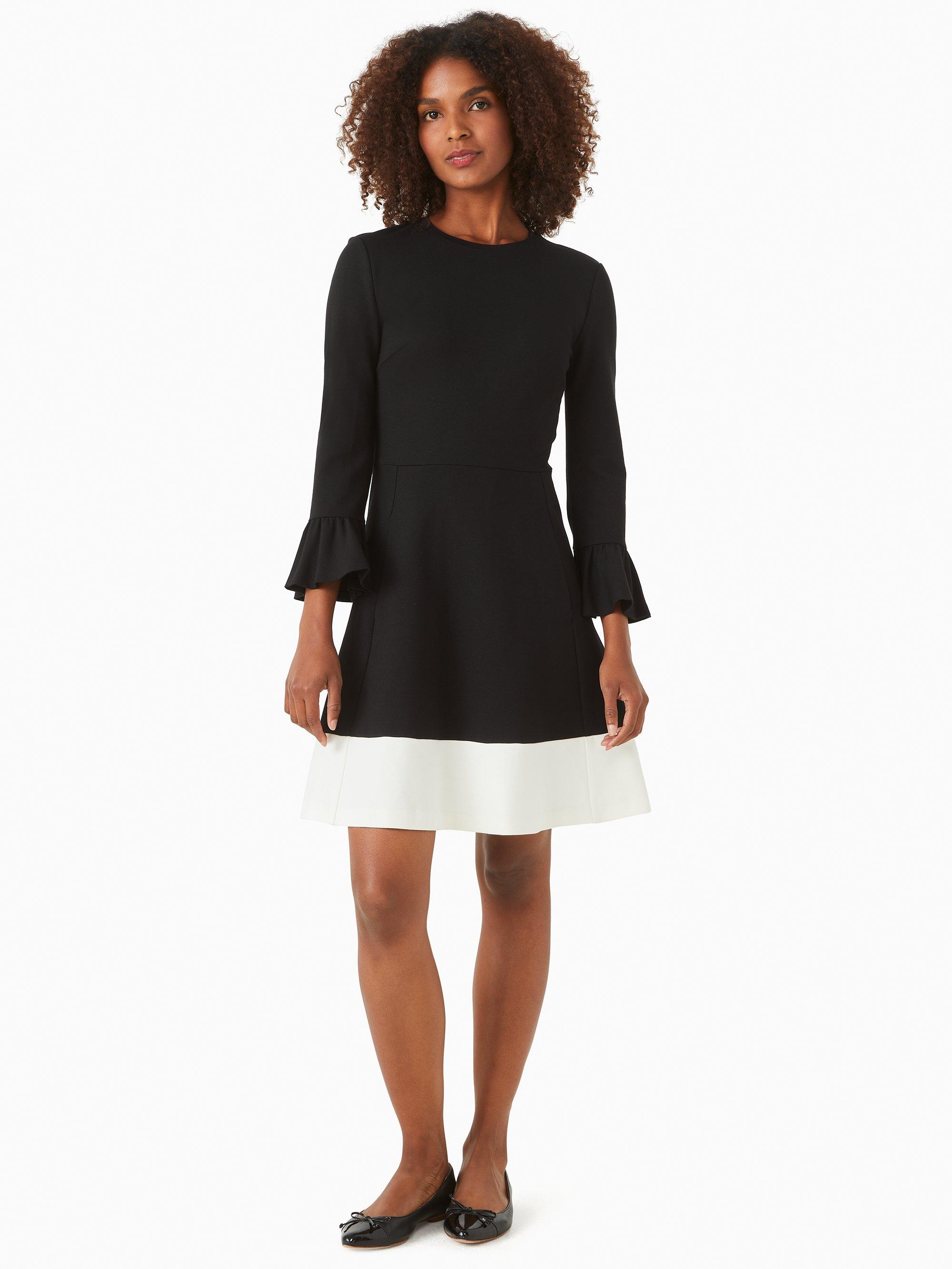 Kate Spade Colorblock Bell Sleeve Ponte 