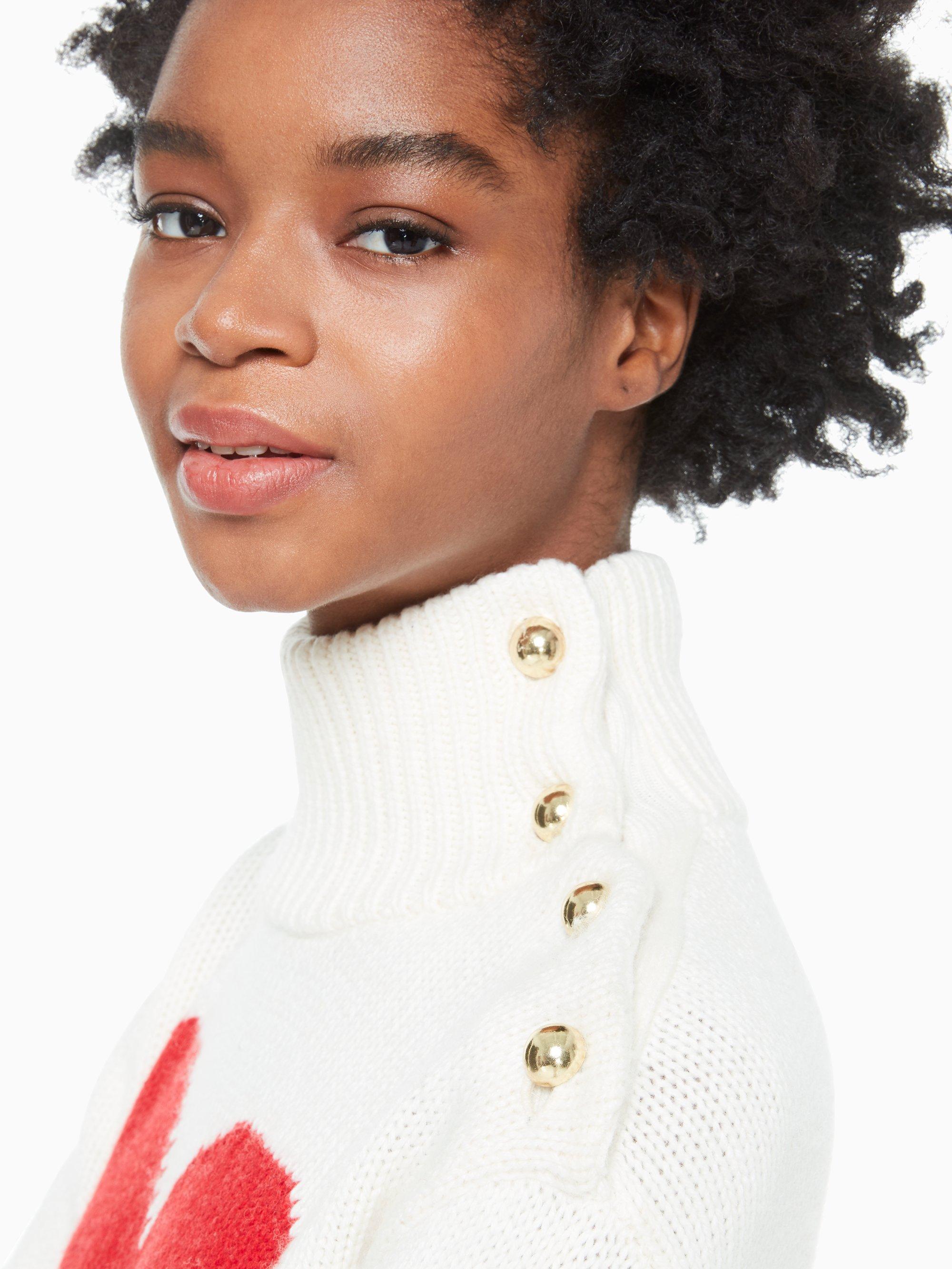 kate spade heart sweatshirt