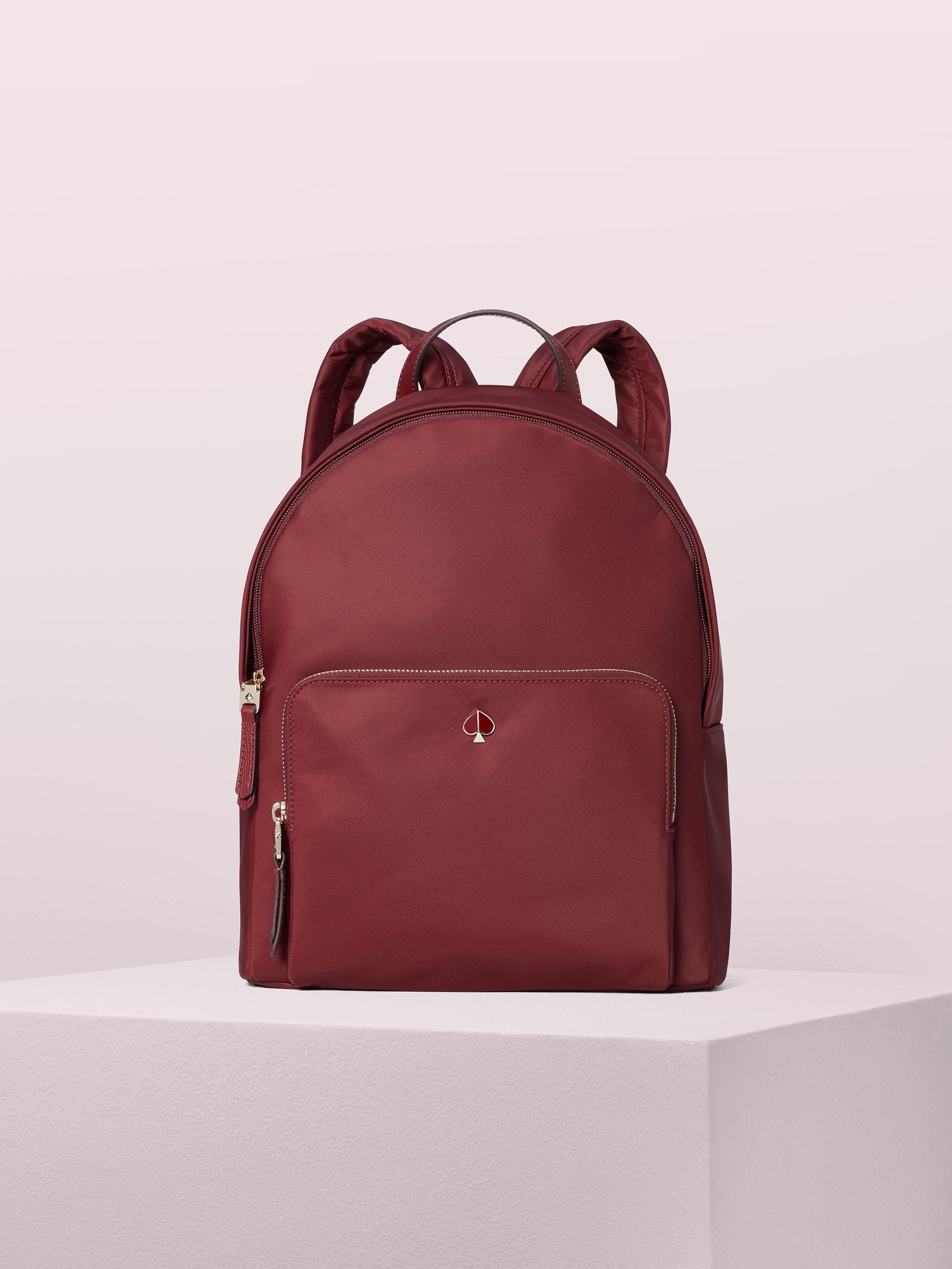 kate spade red backpack