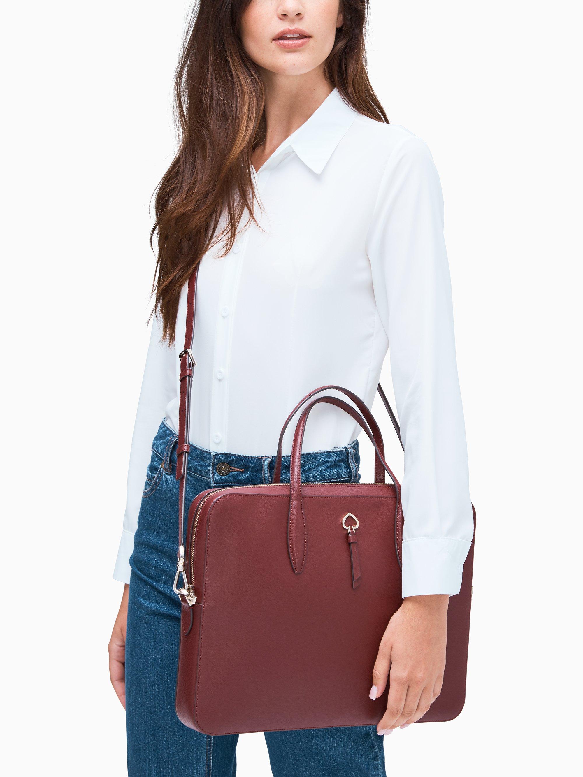 Kate Spade Leather Adel Laptop Bag Lyst