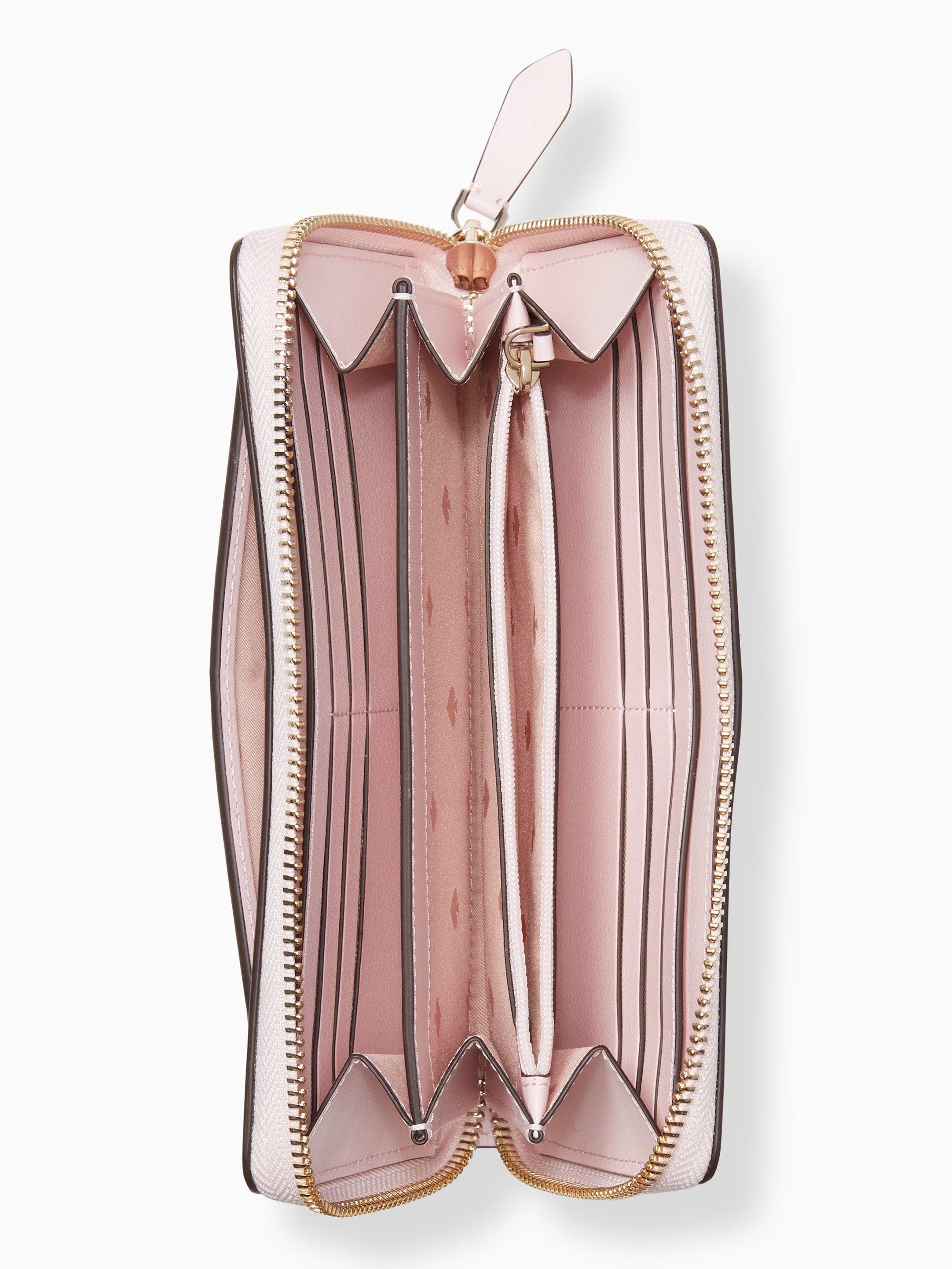 spade link large continental wallet