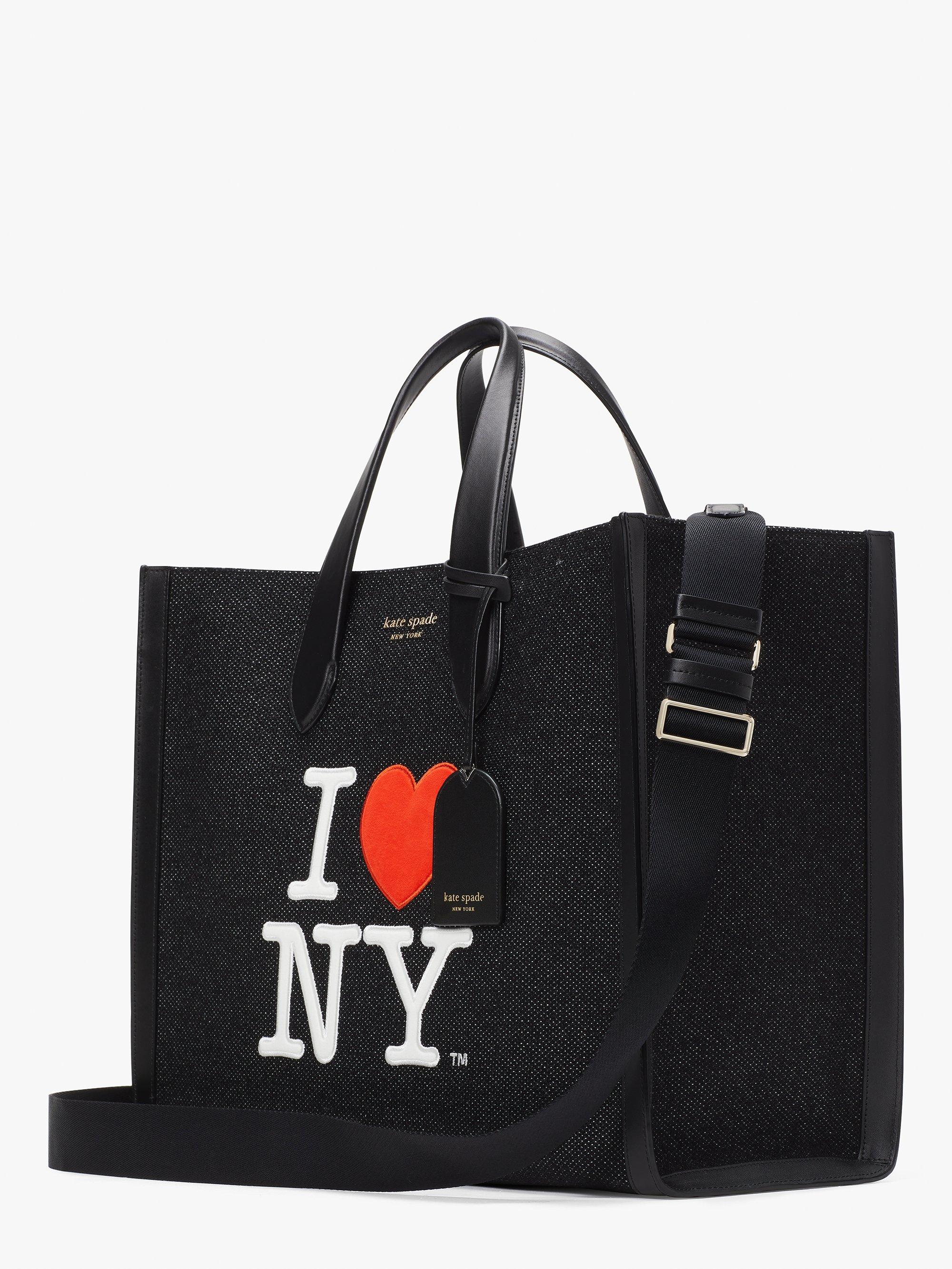 Kate Spade I Love Ny X New York Manhattan Large Tote in Black | Lyst
