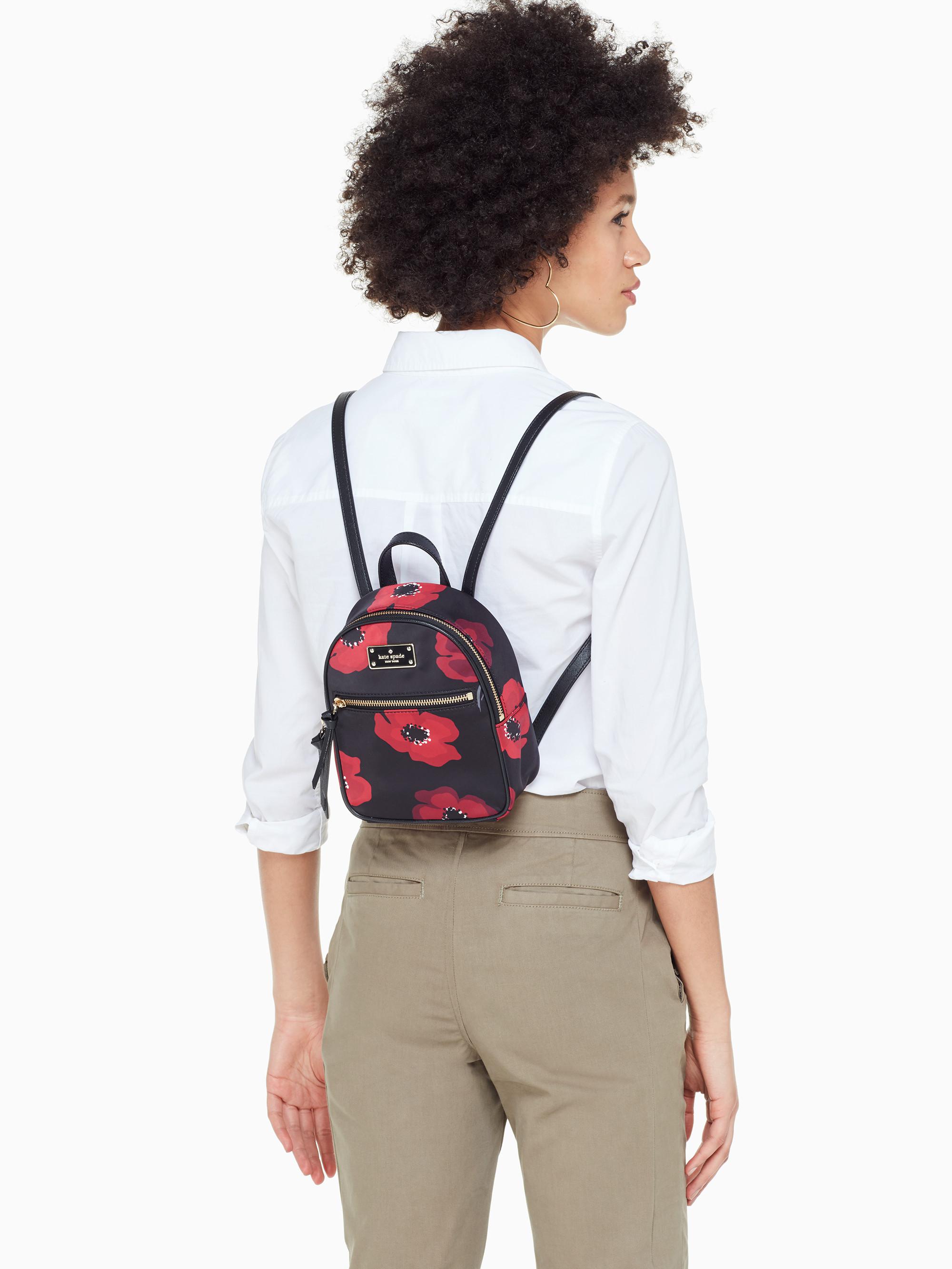 kate spade wilson road poppy backpack