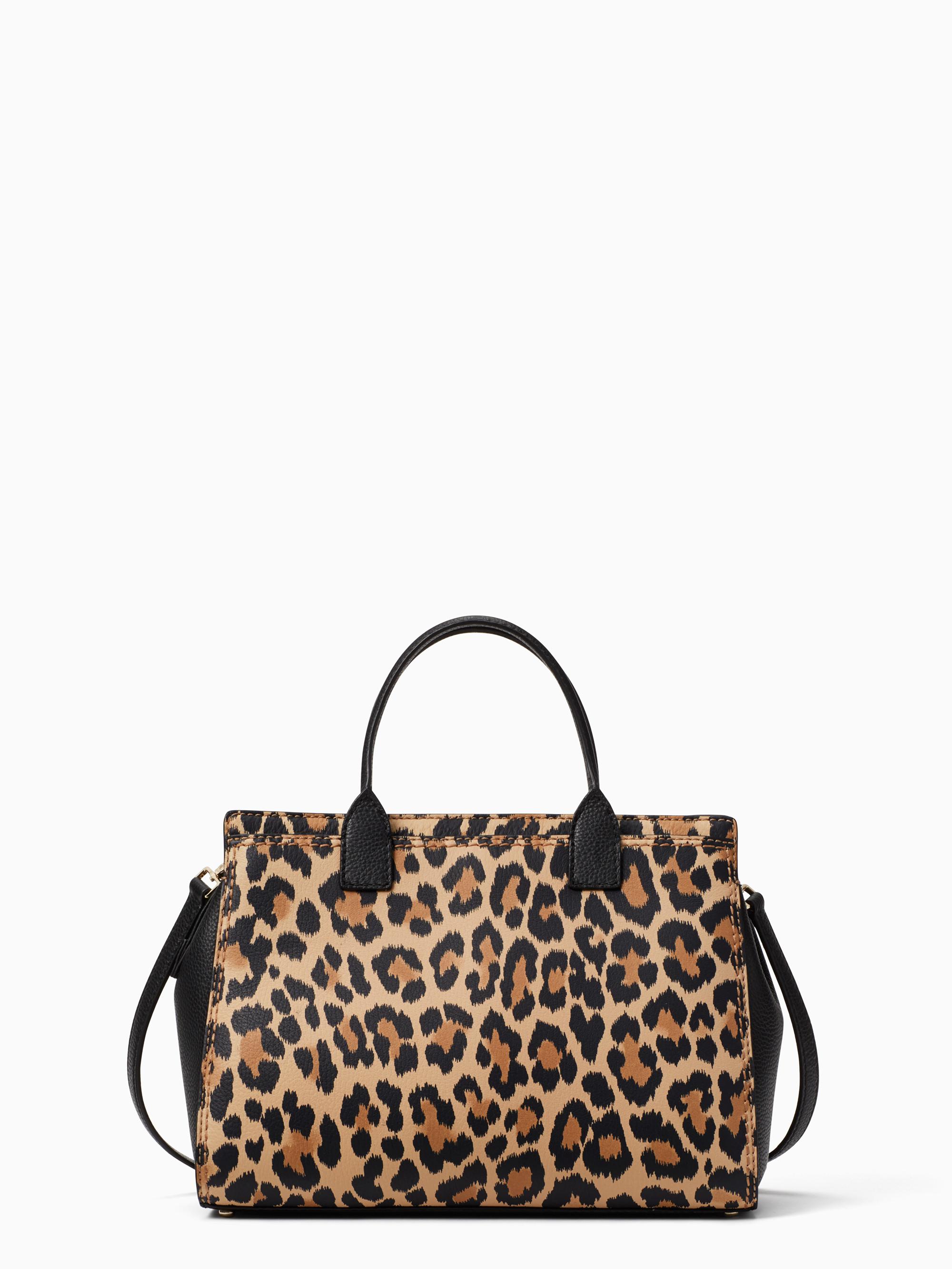 Kate Spade Leather Dunne Lane Leopardprint Lake in Black Lyst