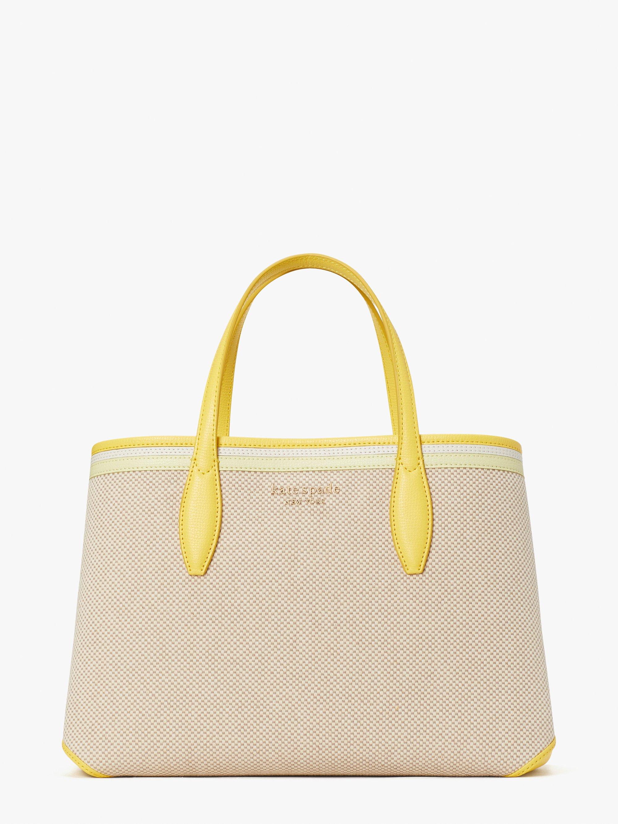 Kate Spade All Day Canvas Medium Satchel in Yellow | Lyst